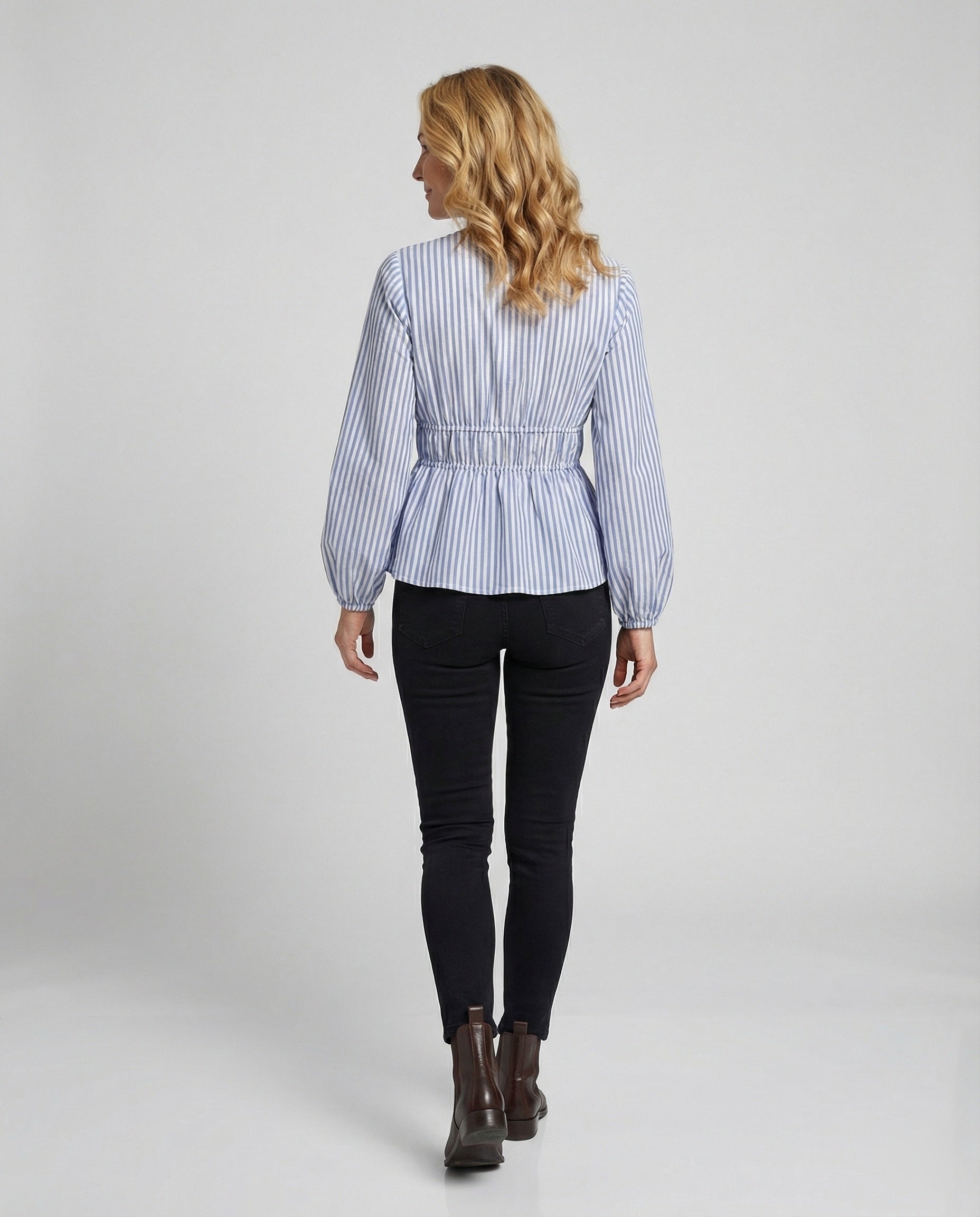 Blouse Women V-Neck Tailored