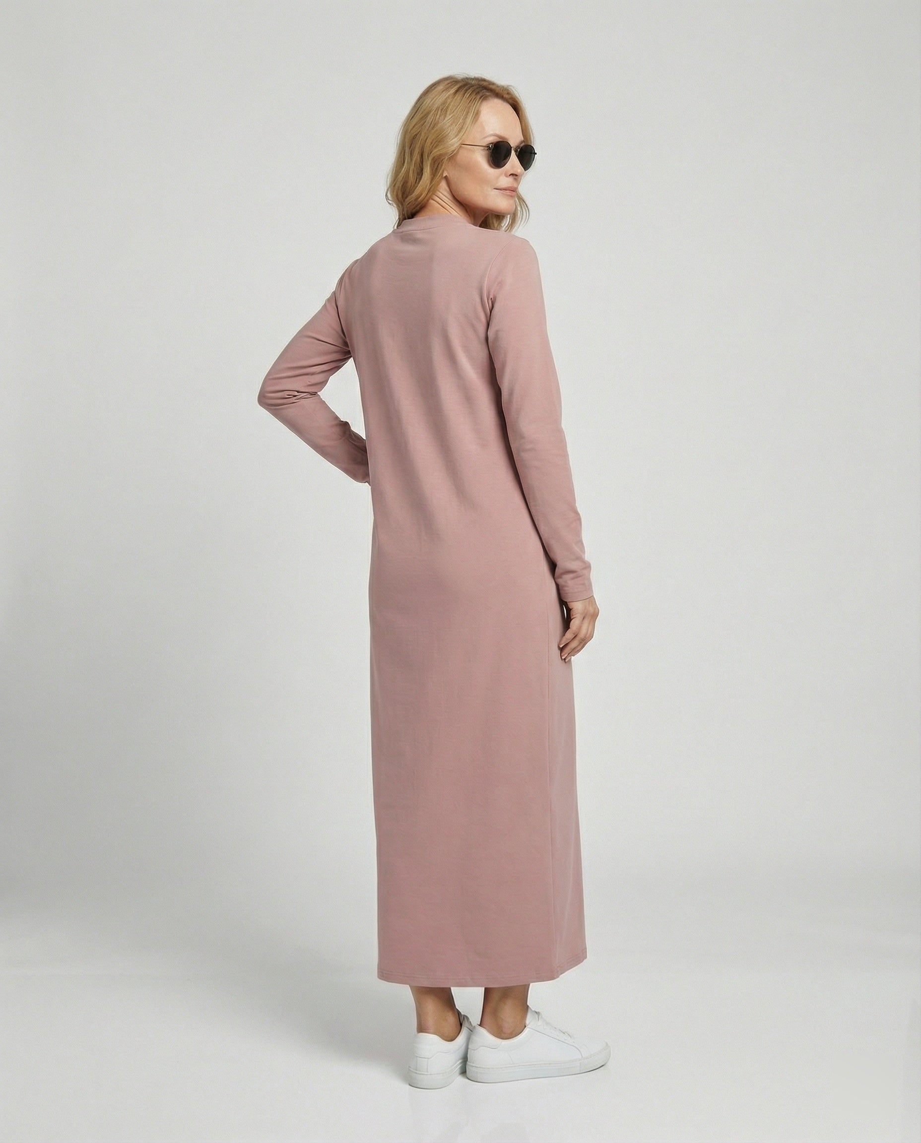 Women Leisure Dress Sweat Long