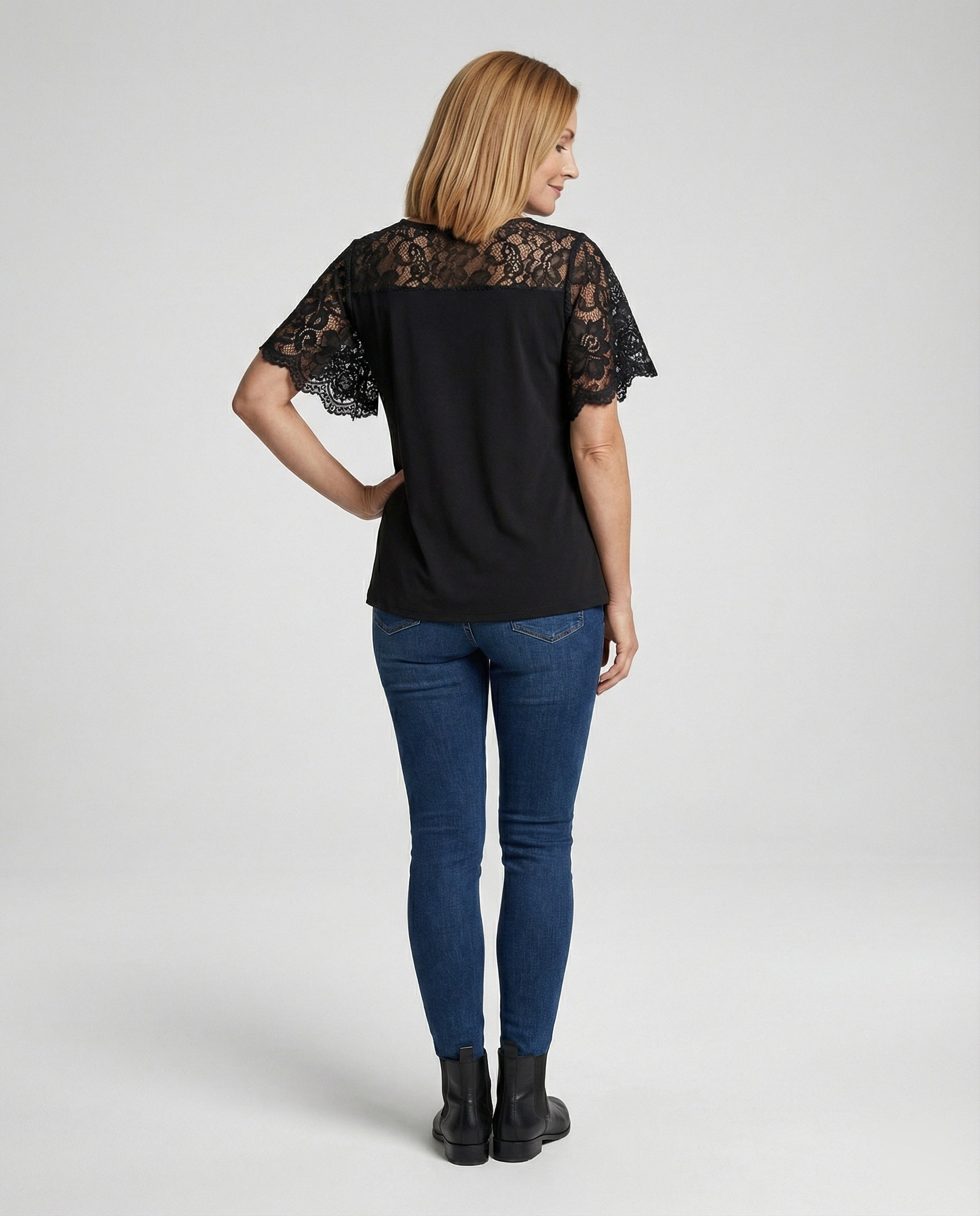 Women's Blouse Top Lace Tunic A-Line