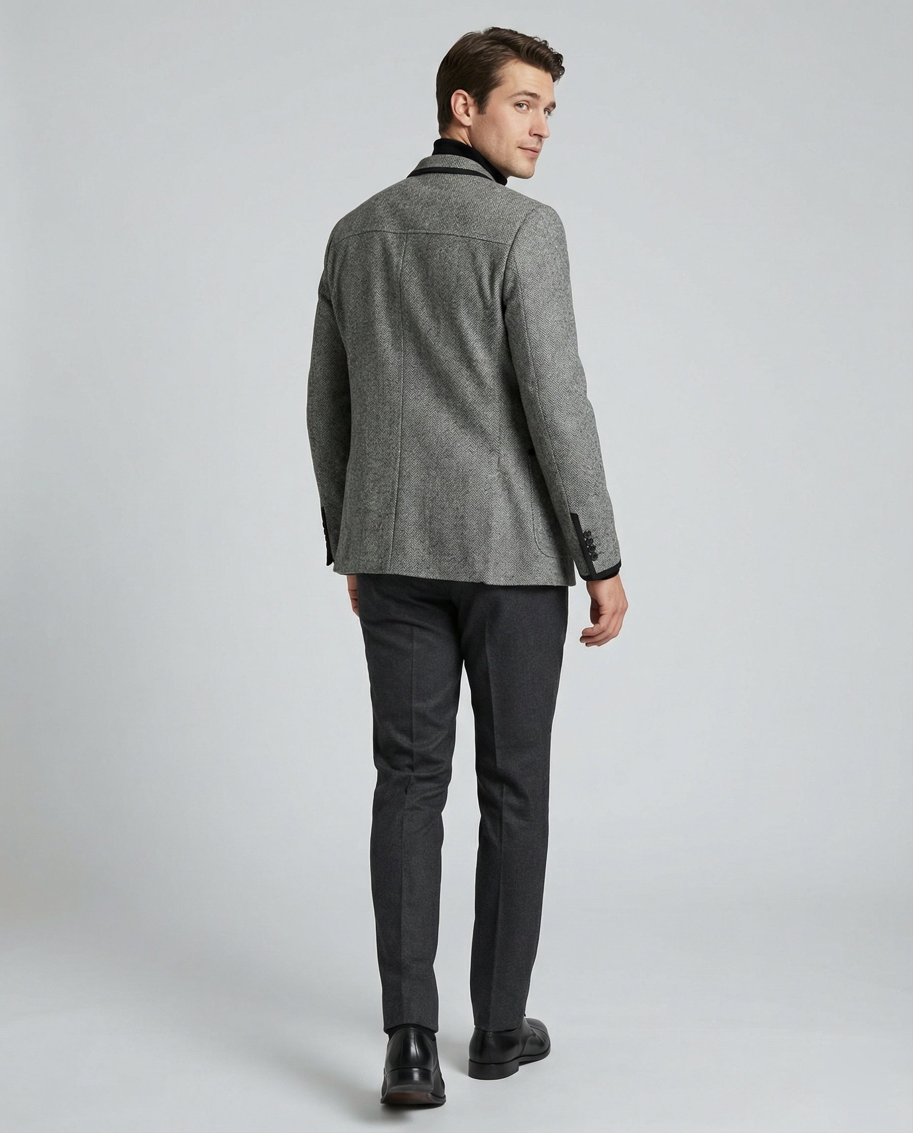 Men's Business Blazer Glencheck Slim Fit