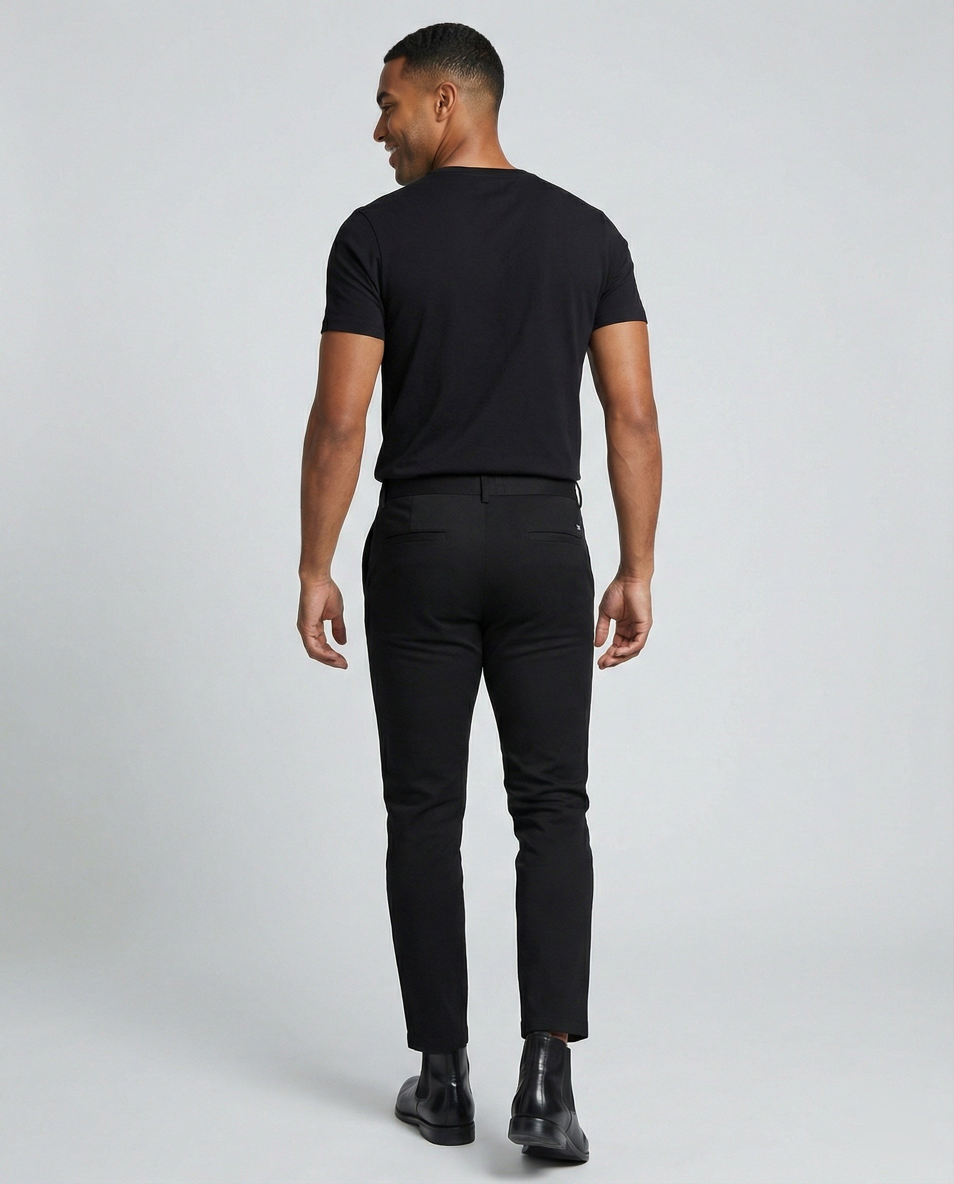 Men's Suit Trousers Slim Fit with Pockets