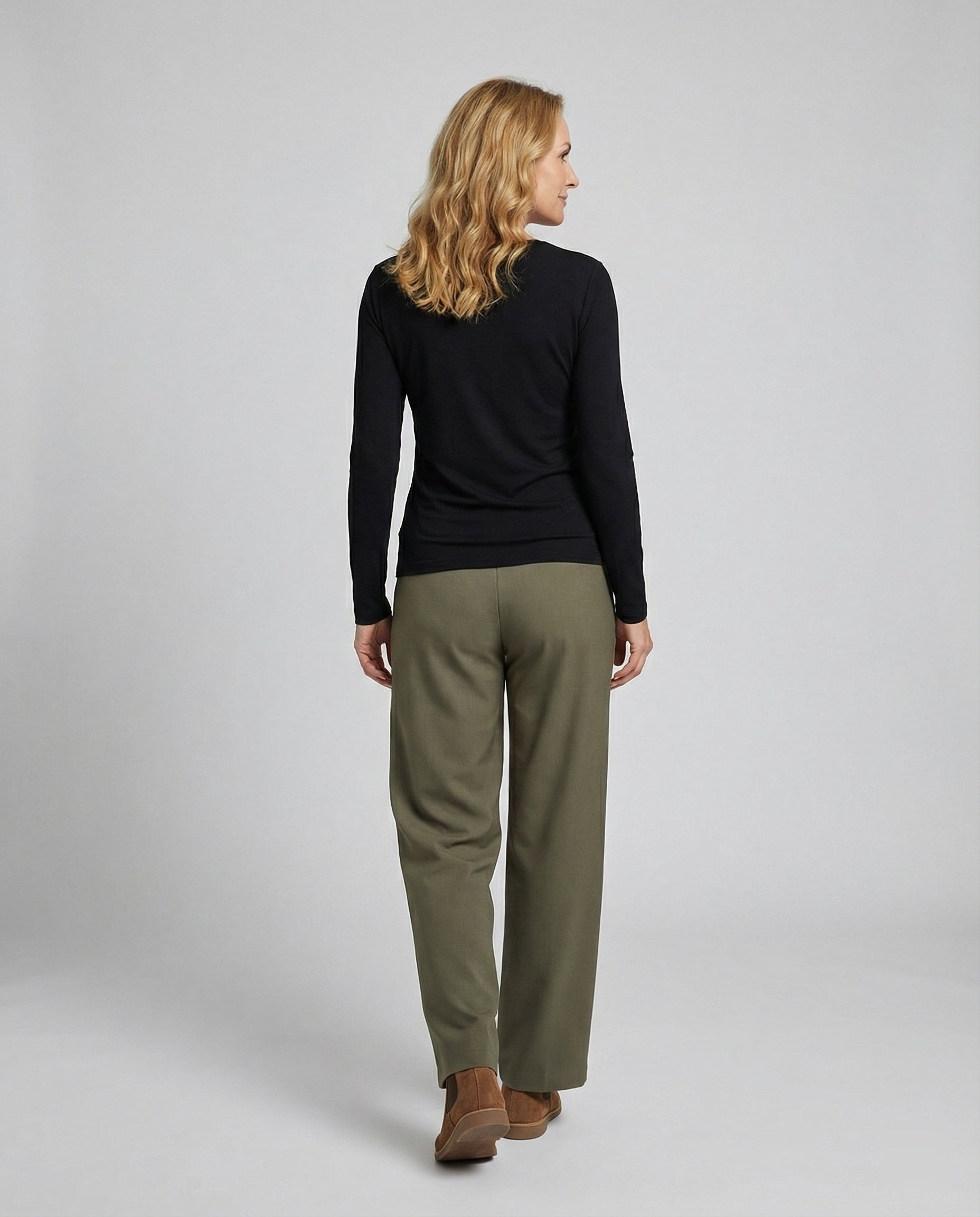 Leisurewear Women's Fabric Pants Wide