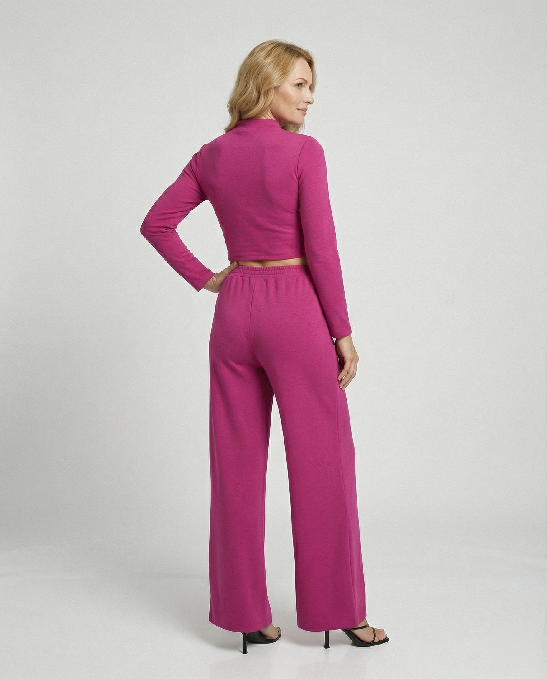 Two-piece set women with twist top