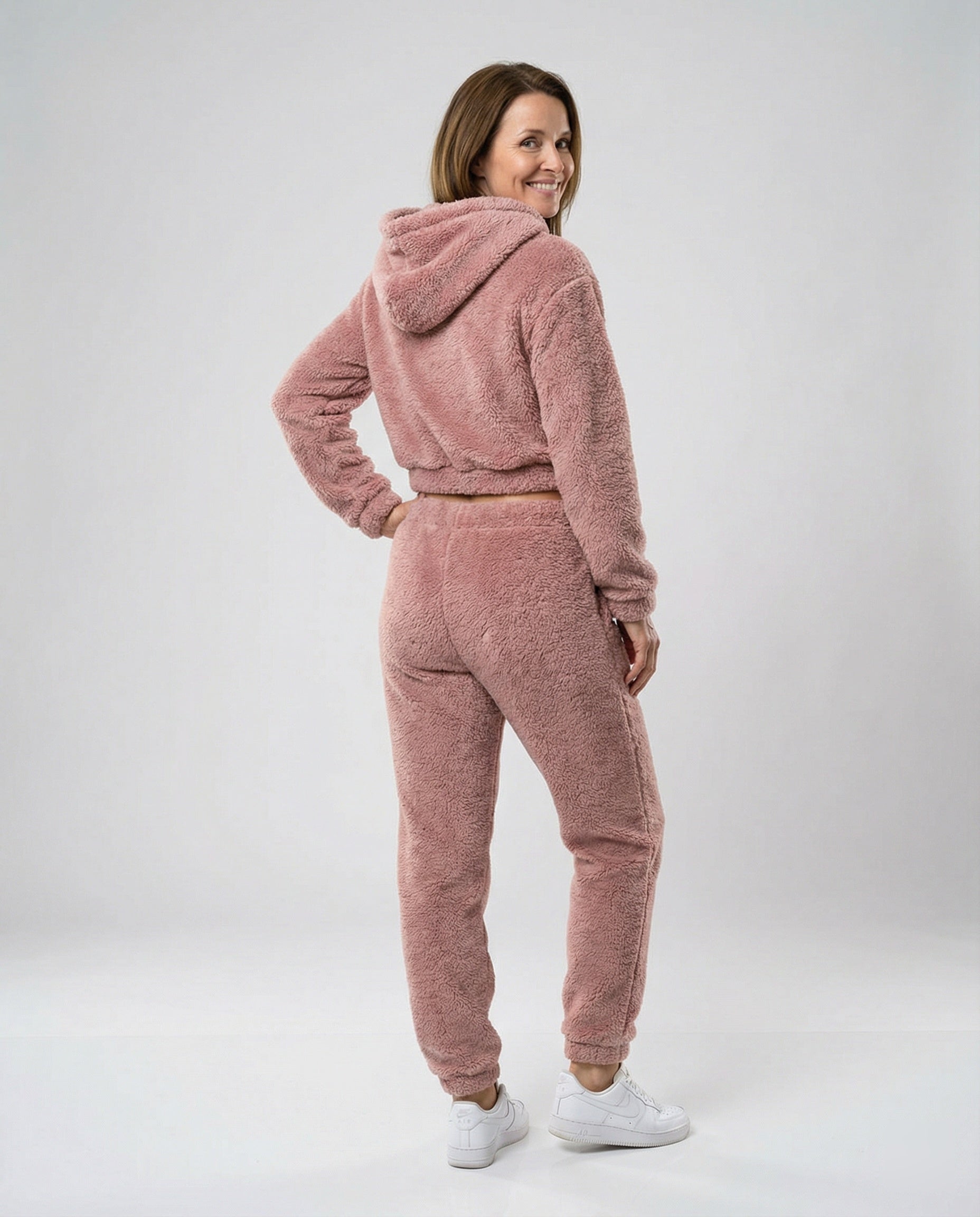 Women's Lounge Suit with Cropped Jacket