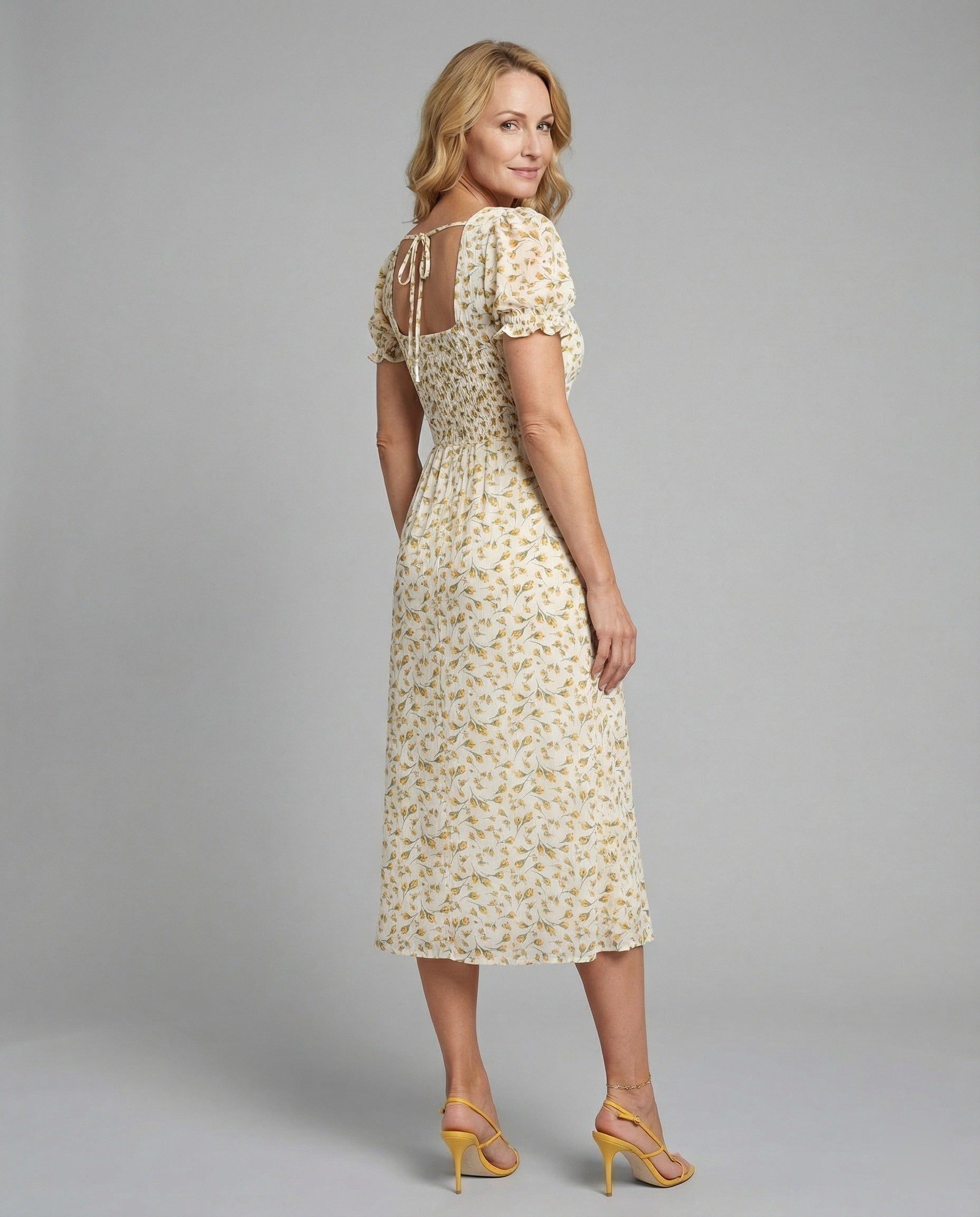 Women's Maxi Dress Romantic Smock