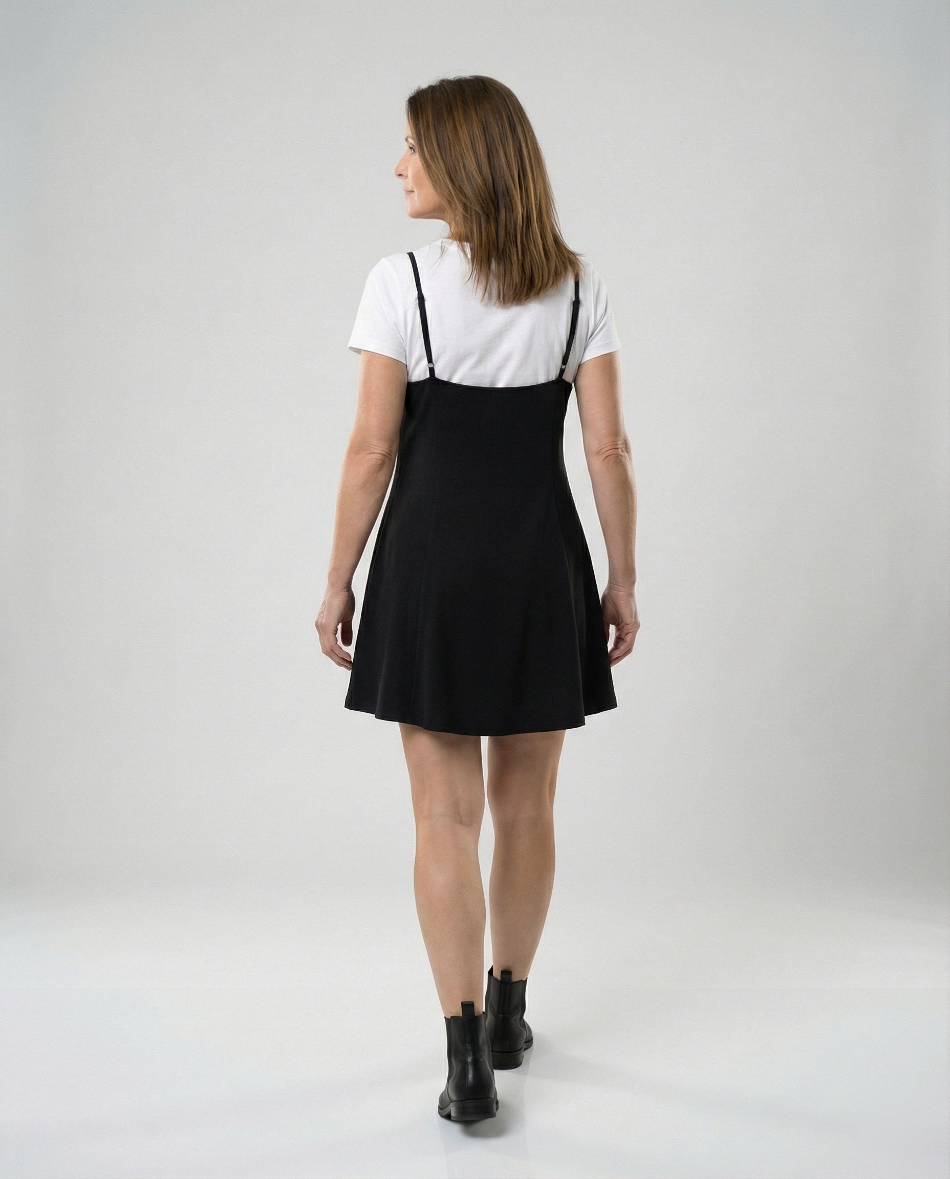 Women's Skater Summer Dress with Straps