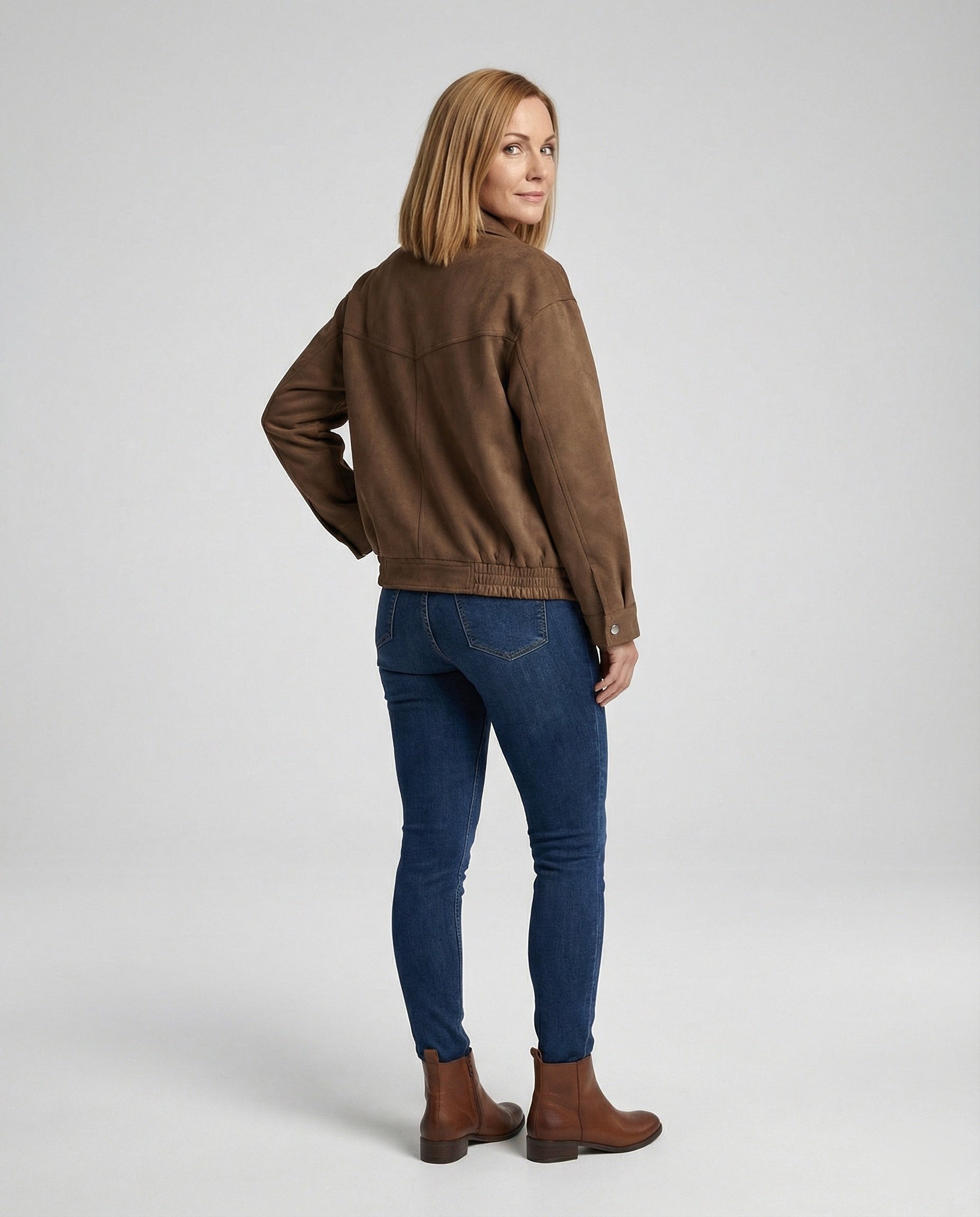Leisure wear Women's Velour Jacket Loose