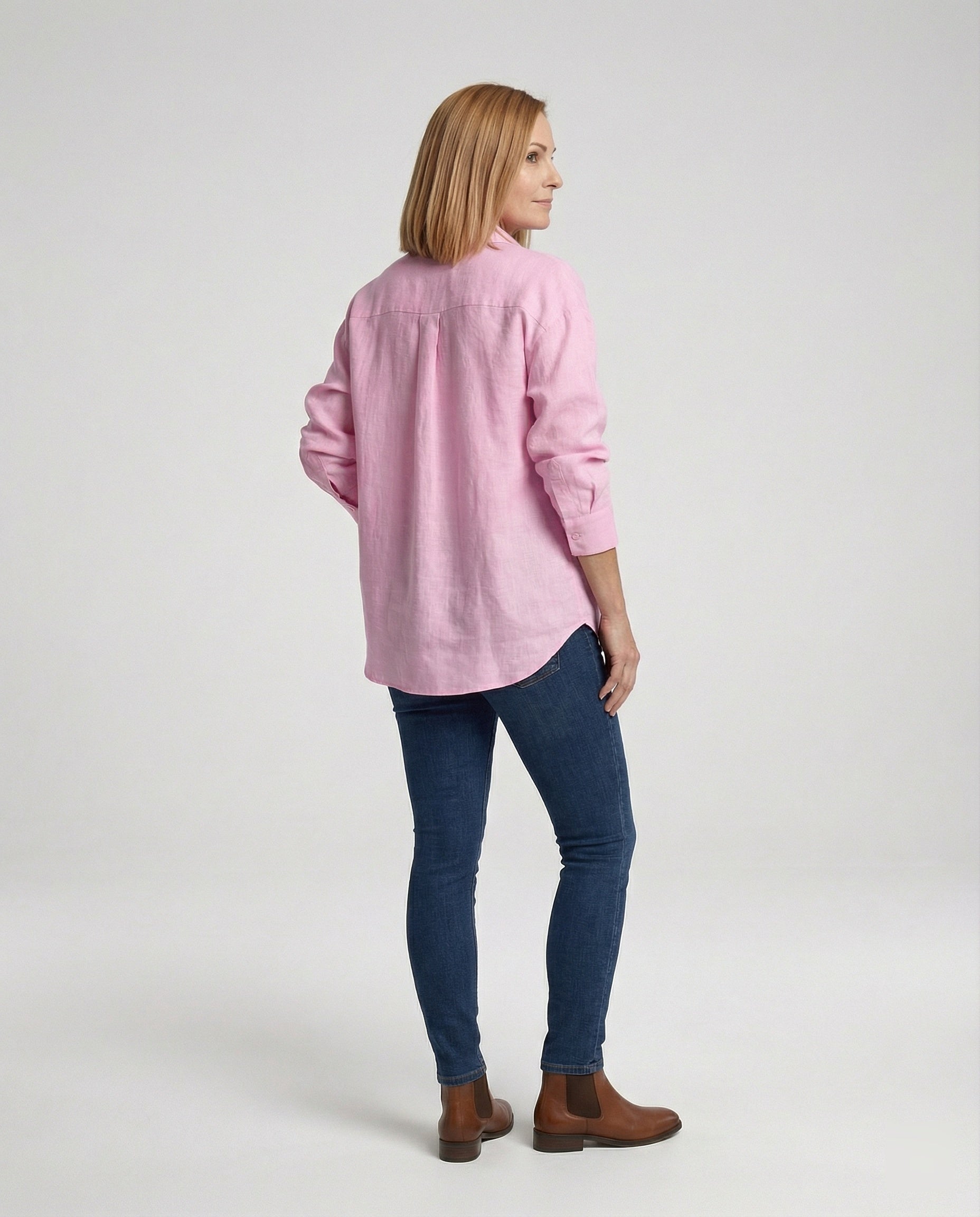 Women's Blouse Linen Oversize