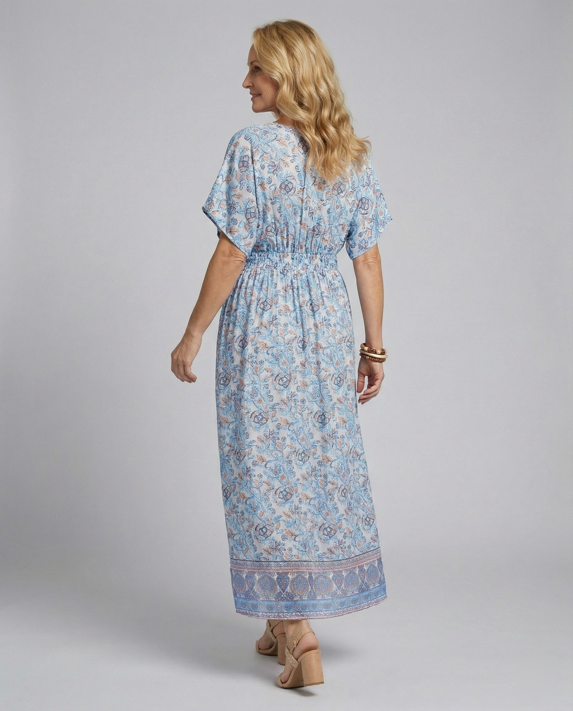 Boho Maxi Dress Summer Women Floral