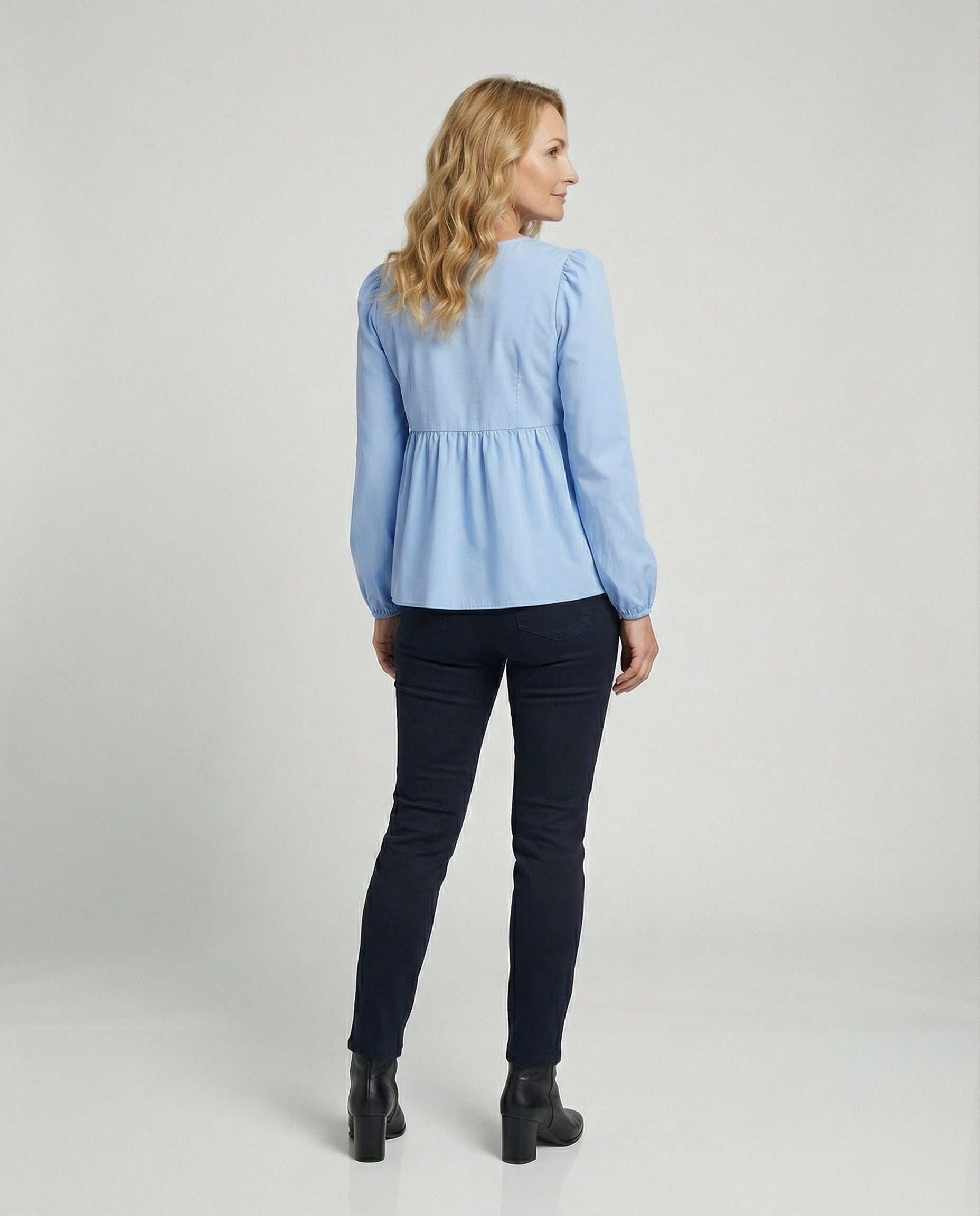 Blouse Ladies Viscose Patterned