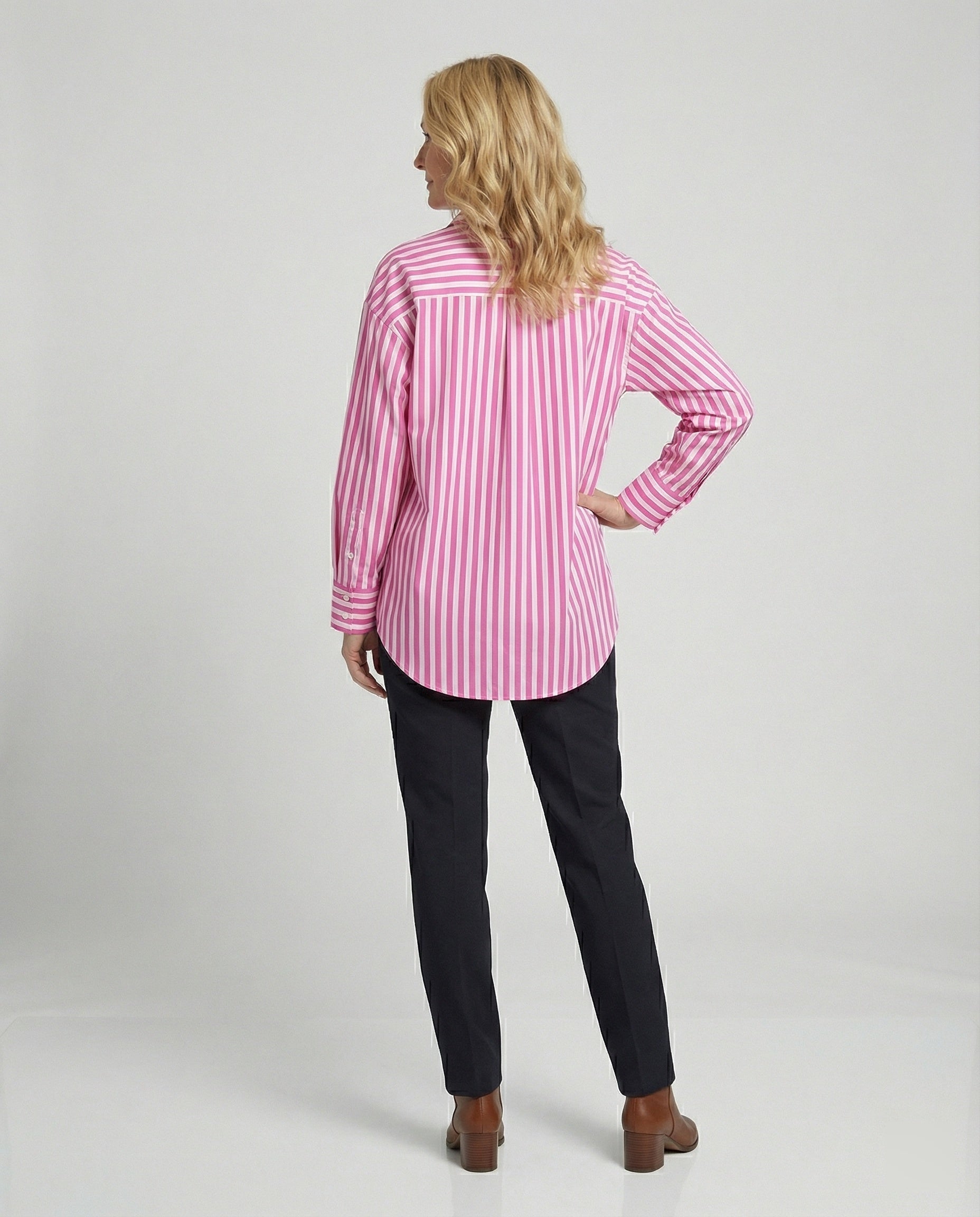 Women’s Shirt Blouse Stripes Loose