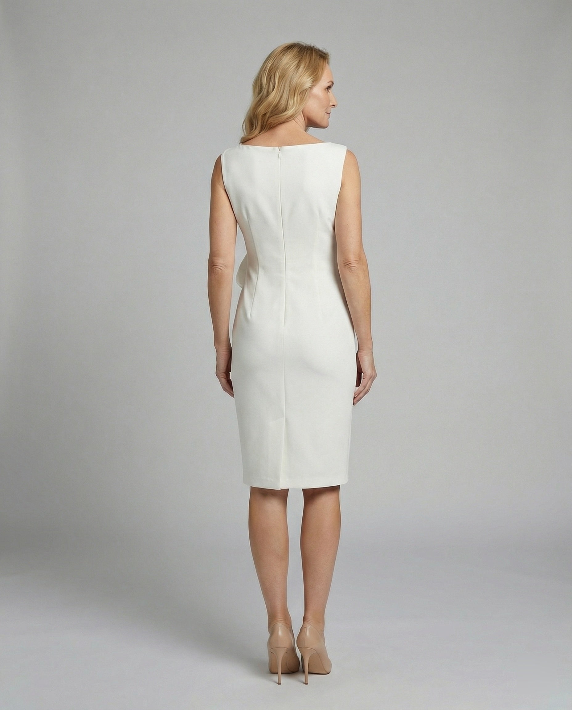 Ladies evening dress elegant satin