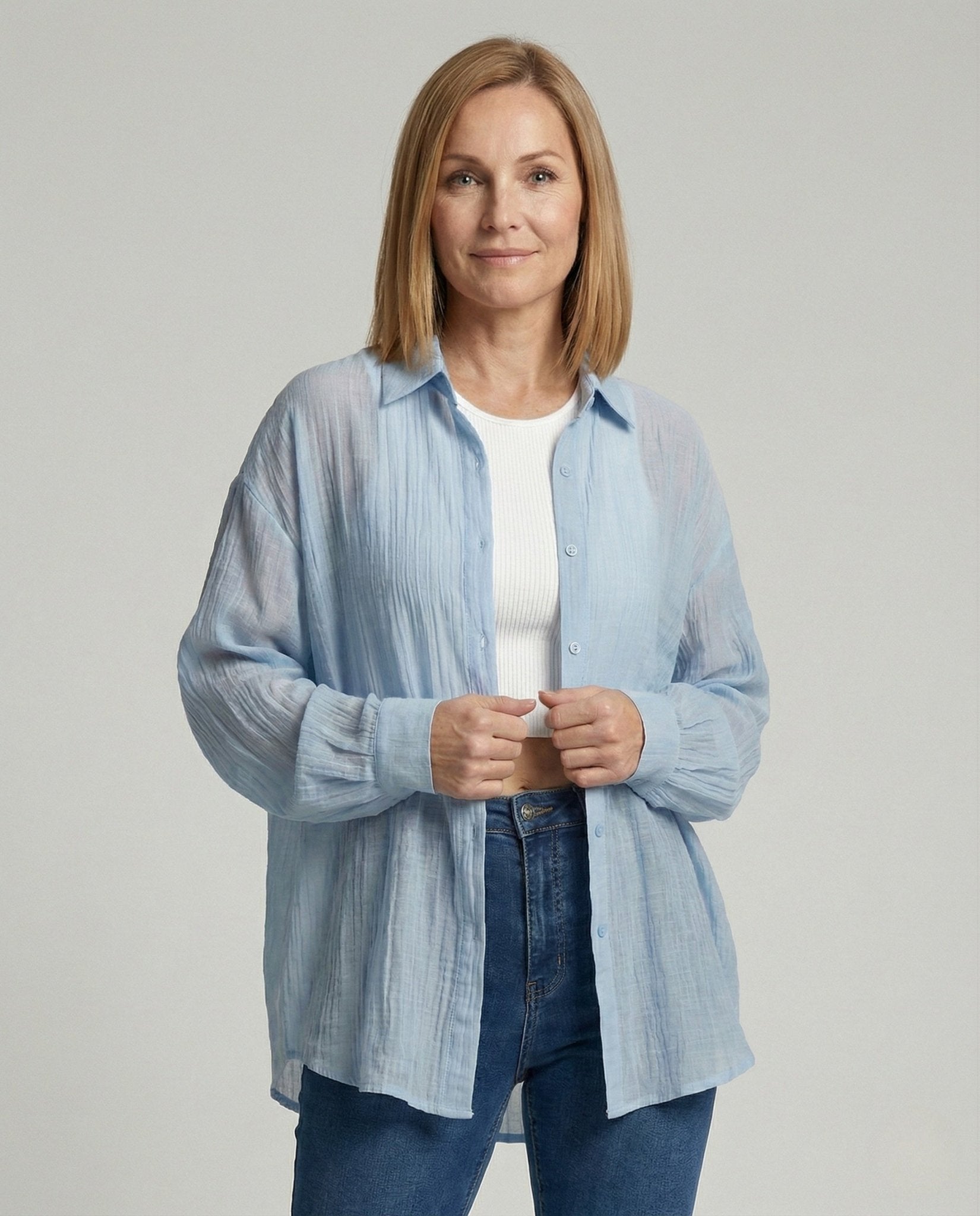 Blouse Ladies Oversize Knot - Chichicherry