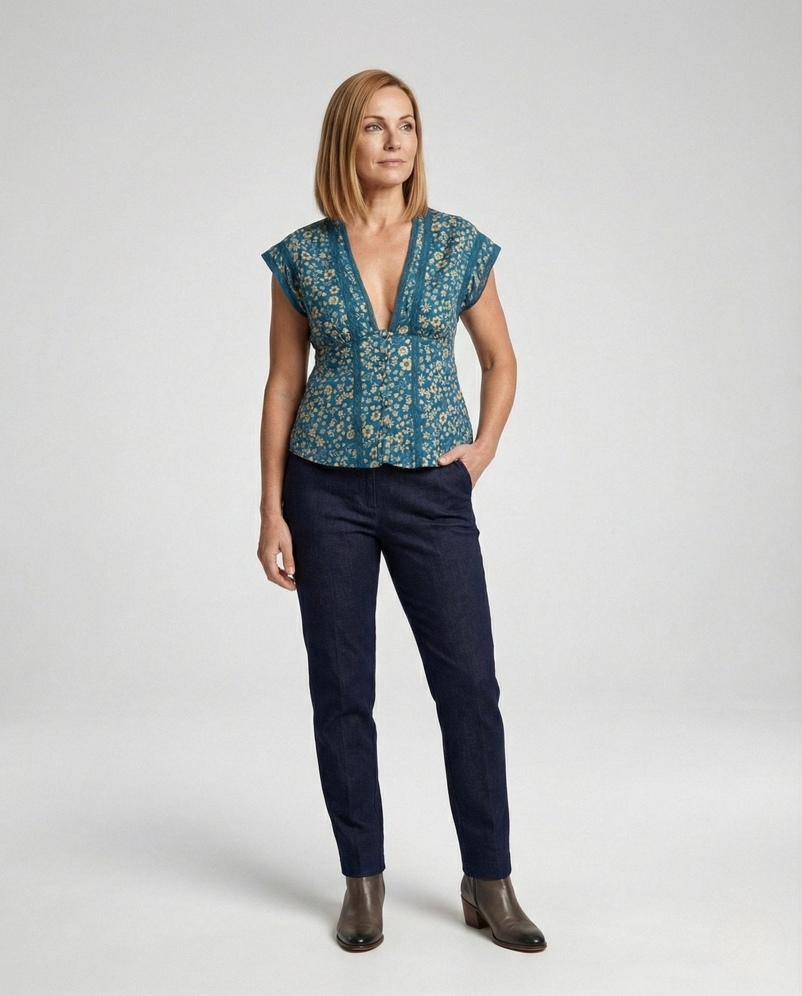 Blouse Women's Corset Style - Chichicherry