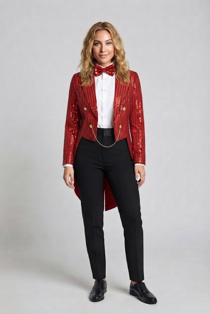 Women festive glitter blazer Chichicherry
