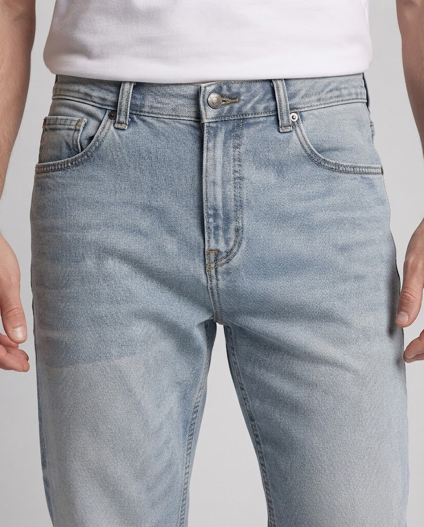 Men's Wide Vintage Jeans with Wide Leg, Relaxed Fit Chichicherry