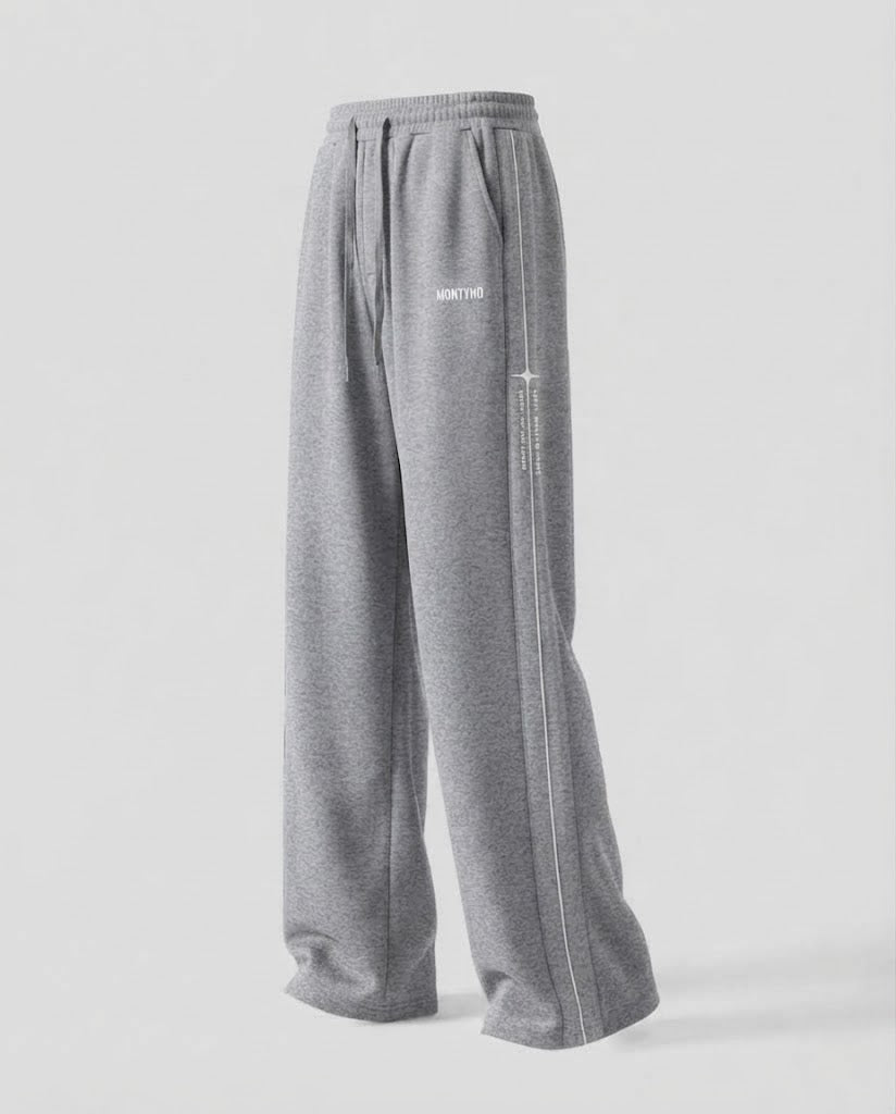 Men's leisure pants with contrasting side inserts Chichicherry