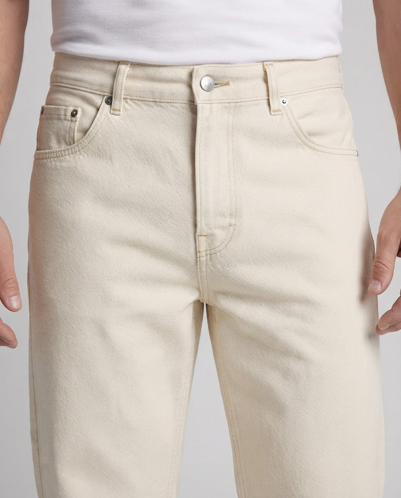 Unisex Wide Canvas Palazzo Pants with Comfort Waist Chichicherry