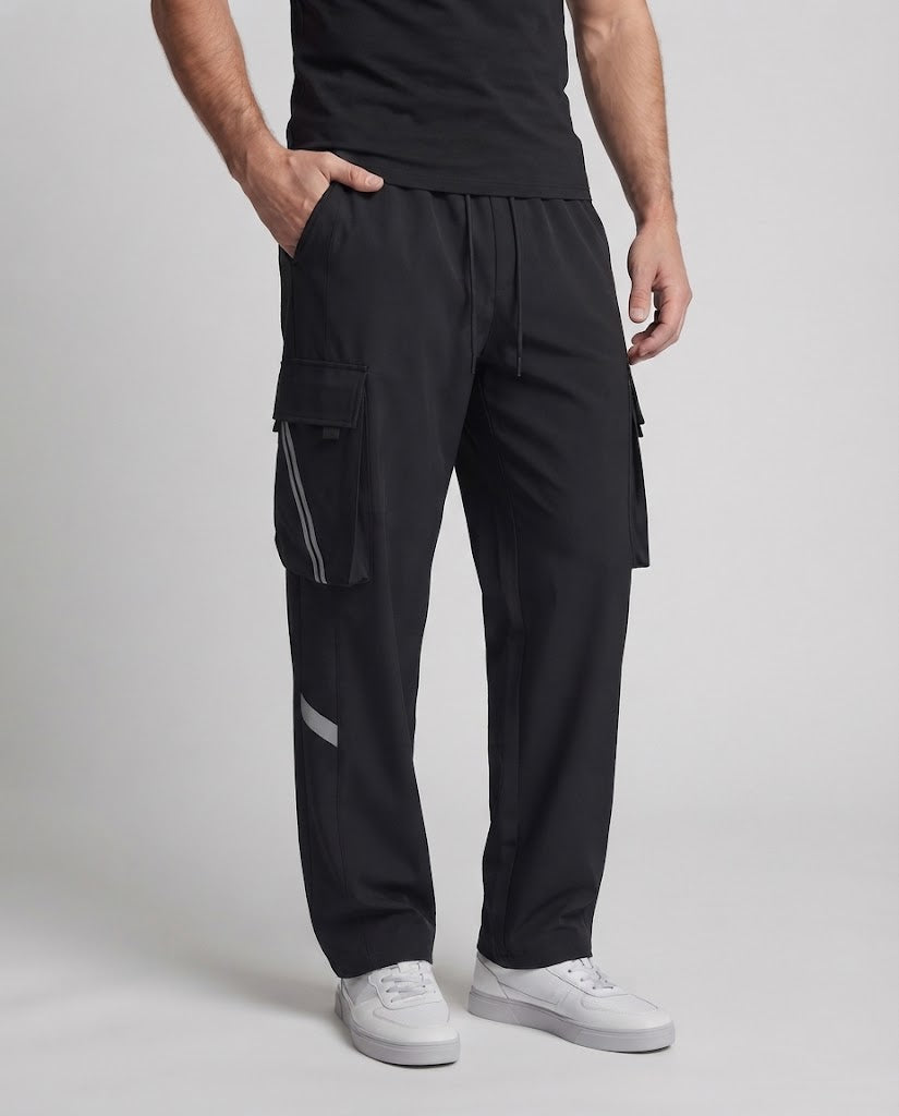 Men's Colorful Cargo Pants with Wide Cut Chichicherry