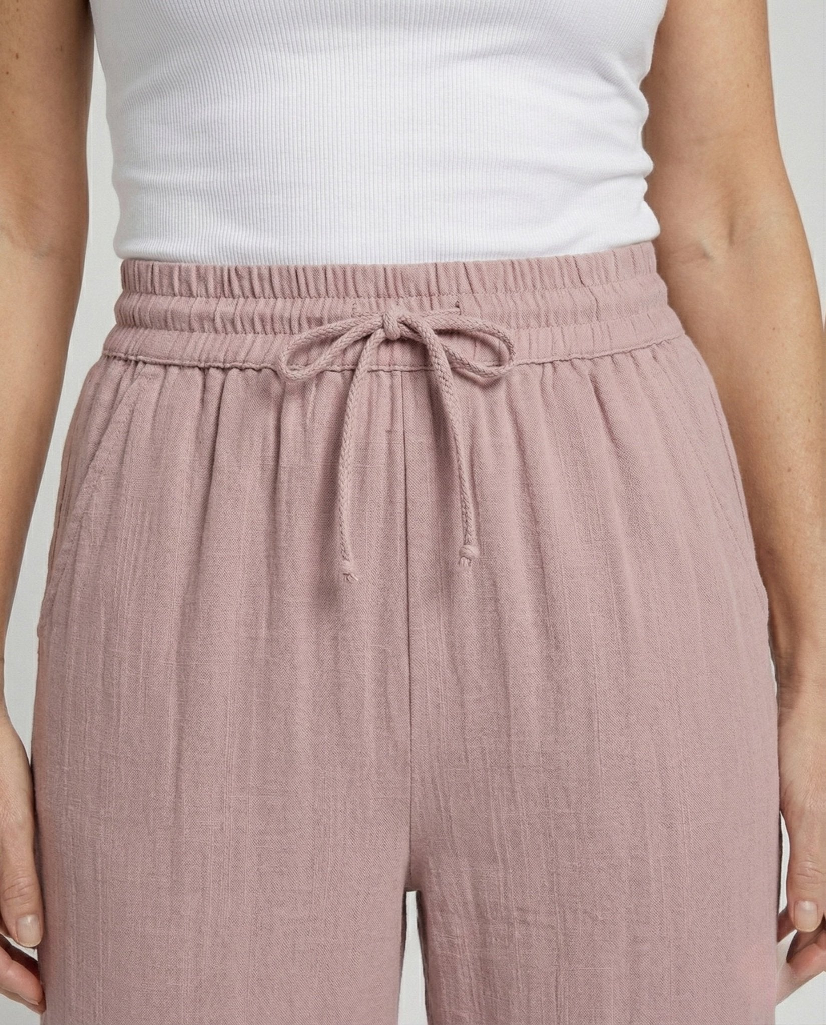 Casual Clothing Women's Linen Pants Wide - Chichicherry