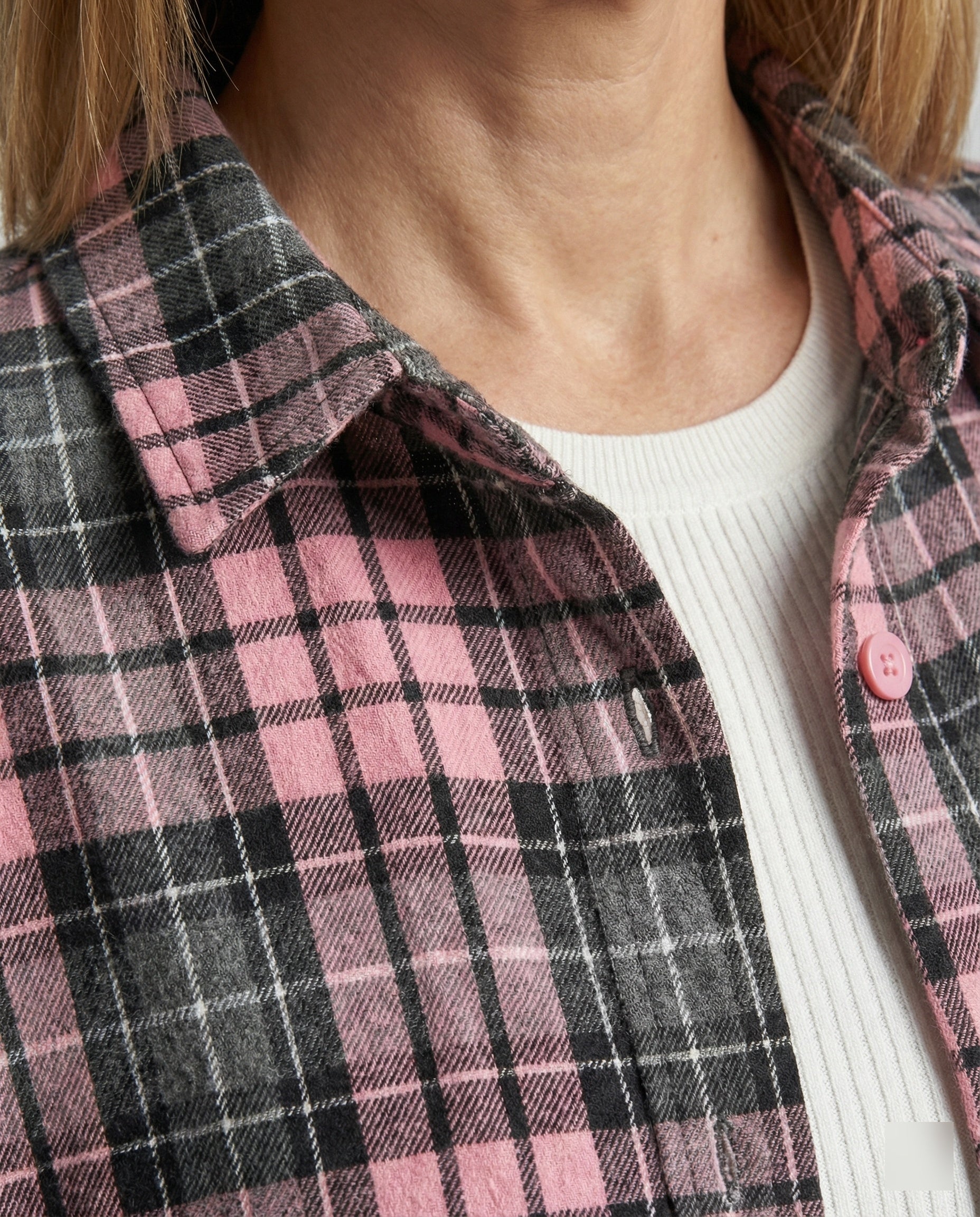 Women's Flannel Shirt Jacket Long