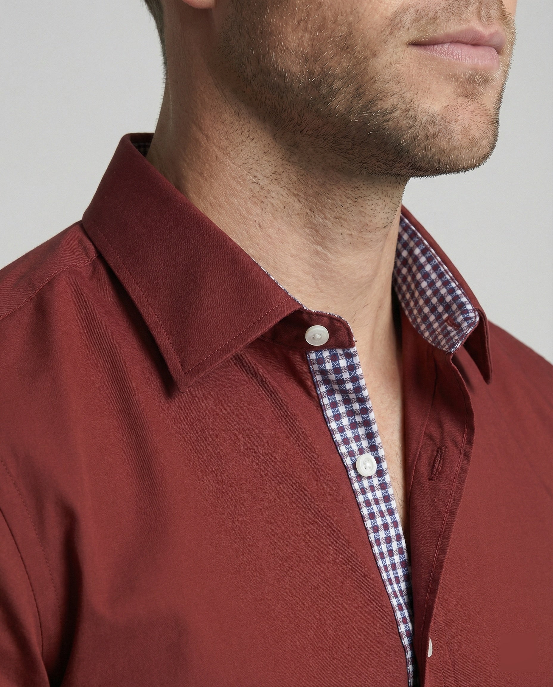Men's Long Sleeve Business Shirt Tailored Fit