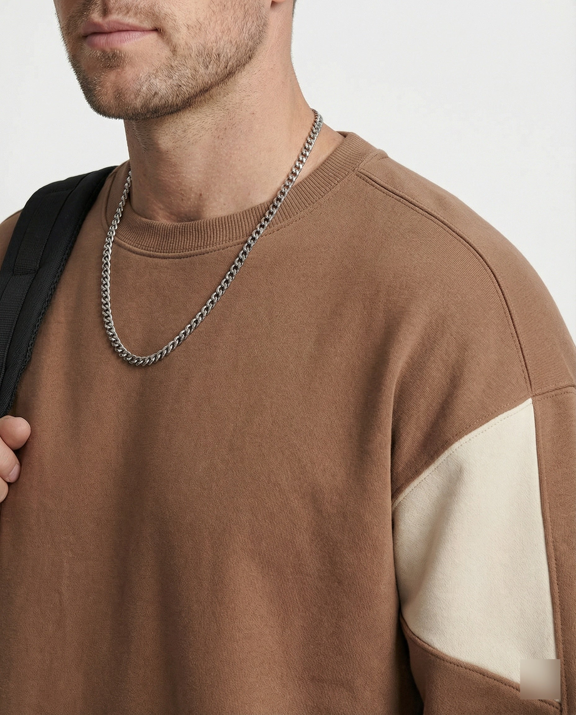 Men's Sweatset with Print and Jogging Pants