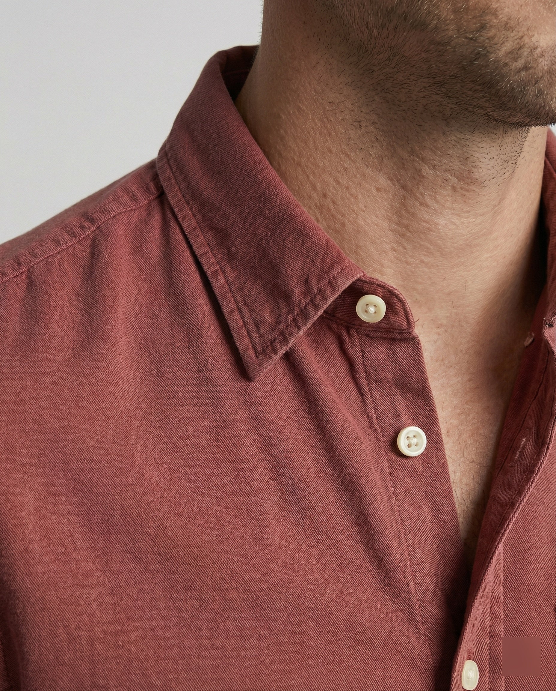 Long sleeve shirt men classic with chest pocket