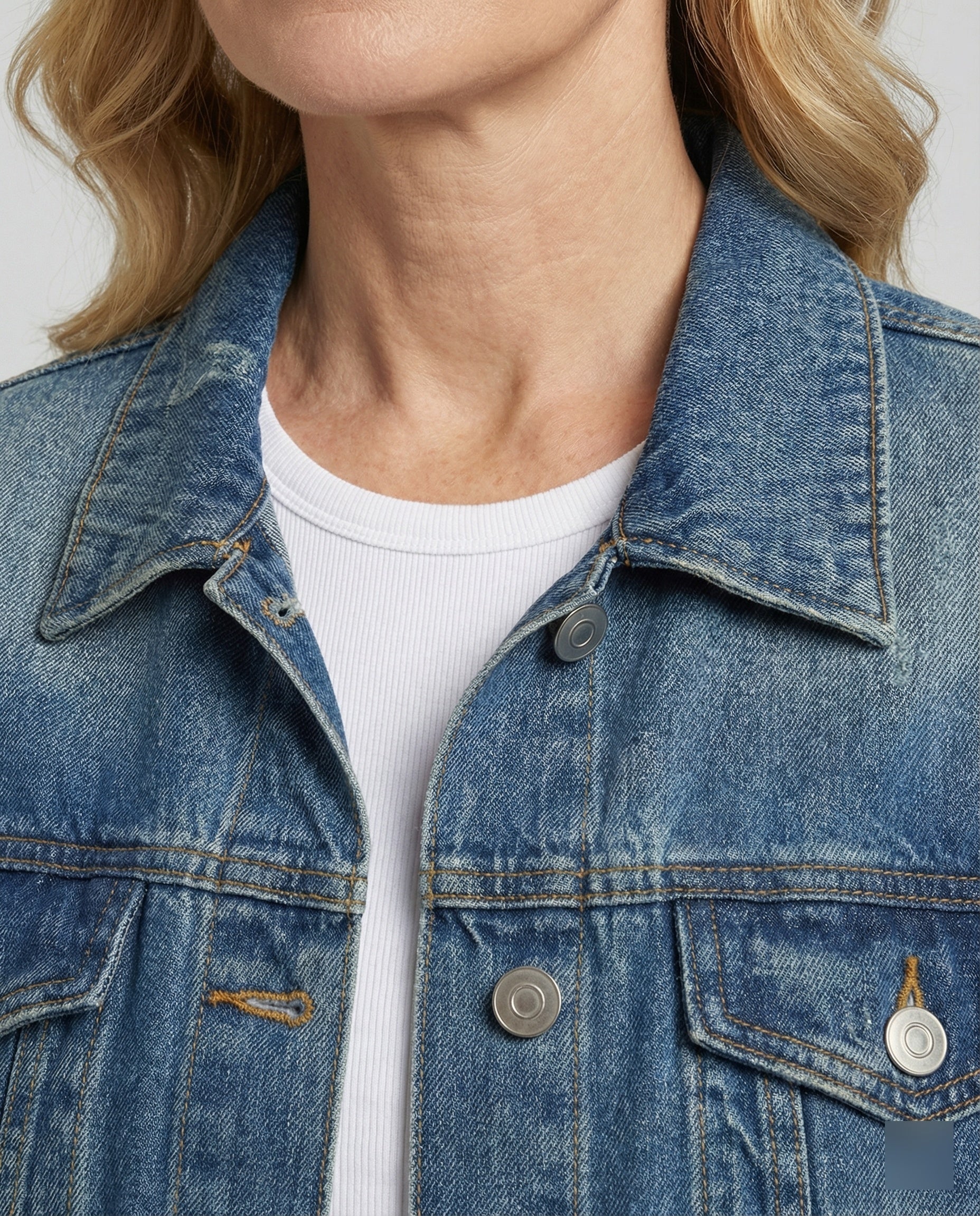 Women's Jeans Jacket Loose Used Look