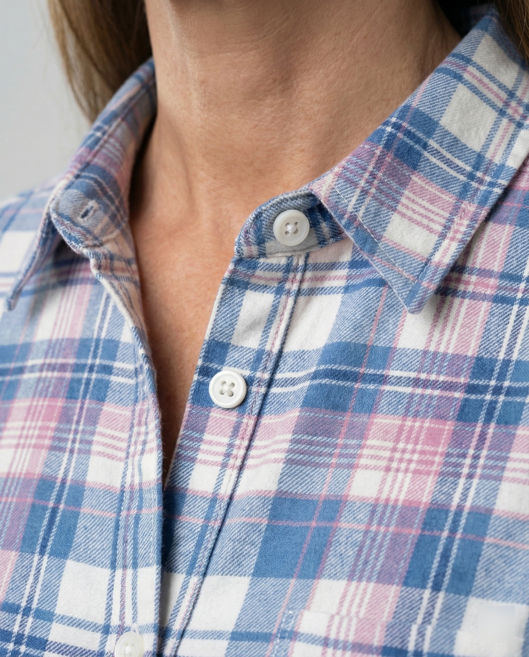 Long Sleeve Shirt Blouse Patchwork Ladies