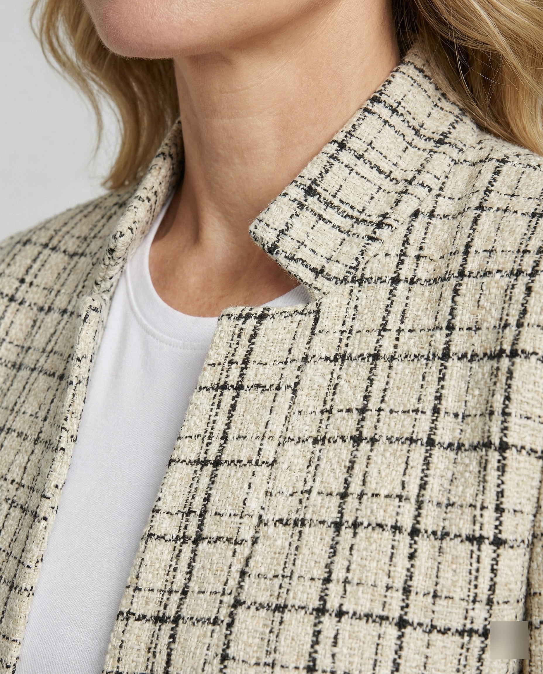 Women Blazer Bouclé fitted