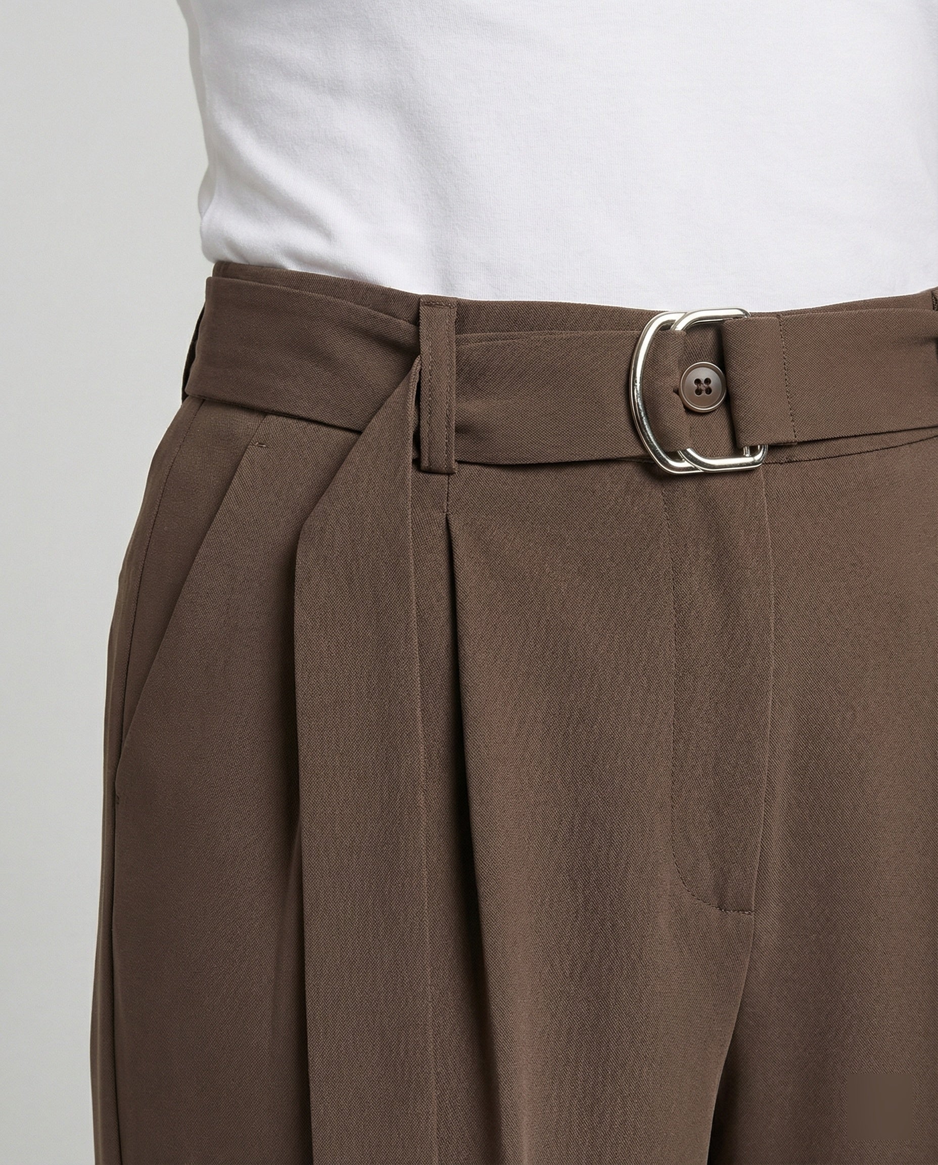 Leisurewear Unisex Pleated Pants Wide