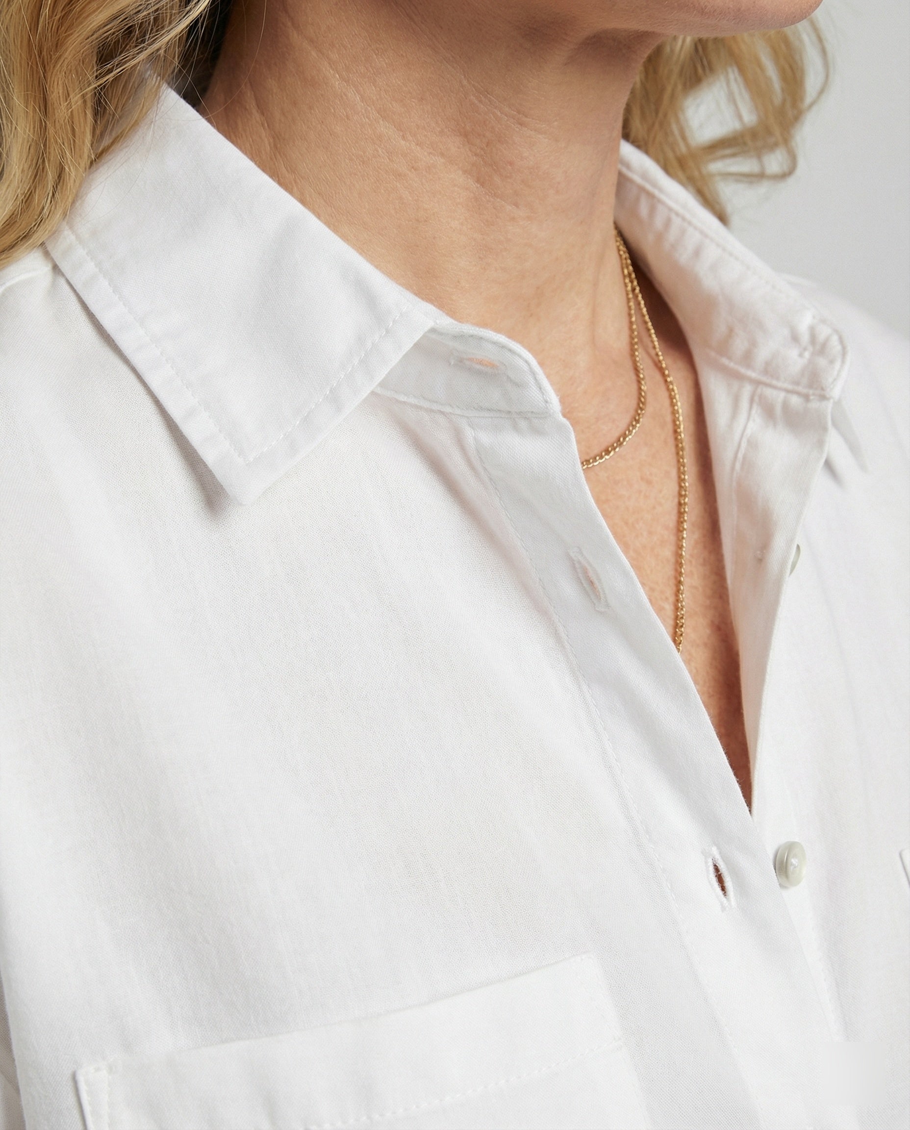 Women's Blouse Silk Look Oversize