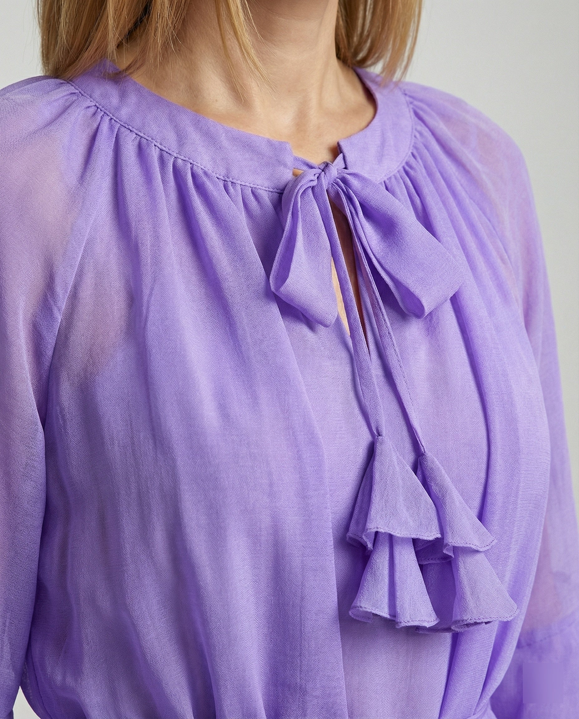 Leisure Dress Women Chiffon Ruffle Dress