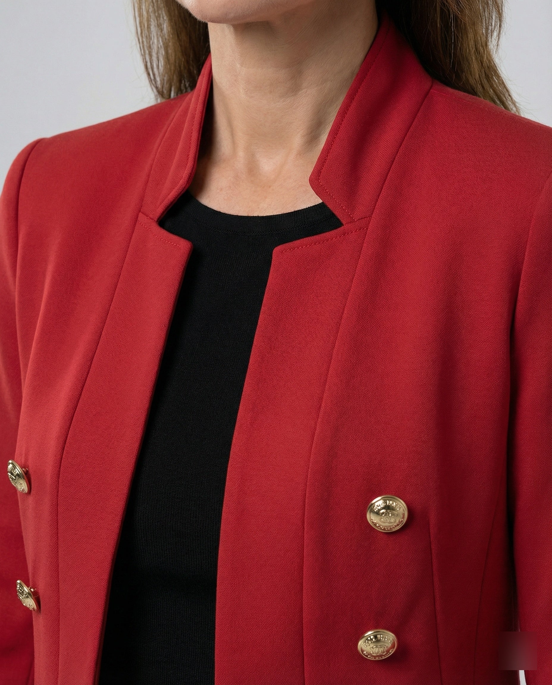 Women's blazer asymmetrical fitted
