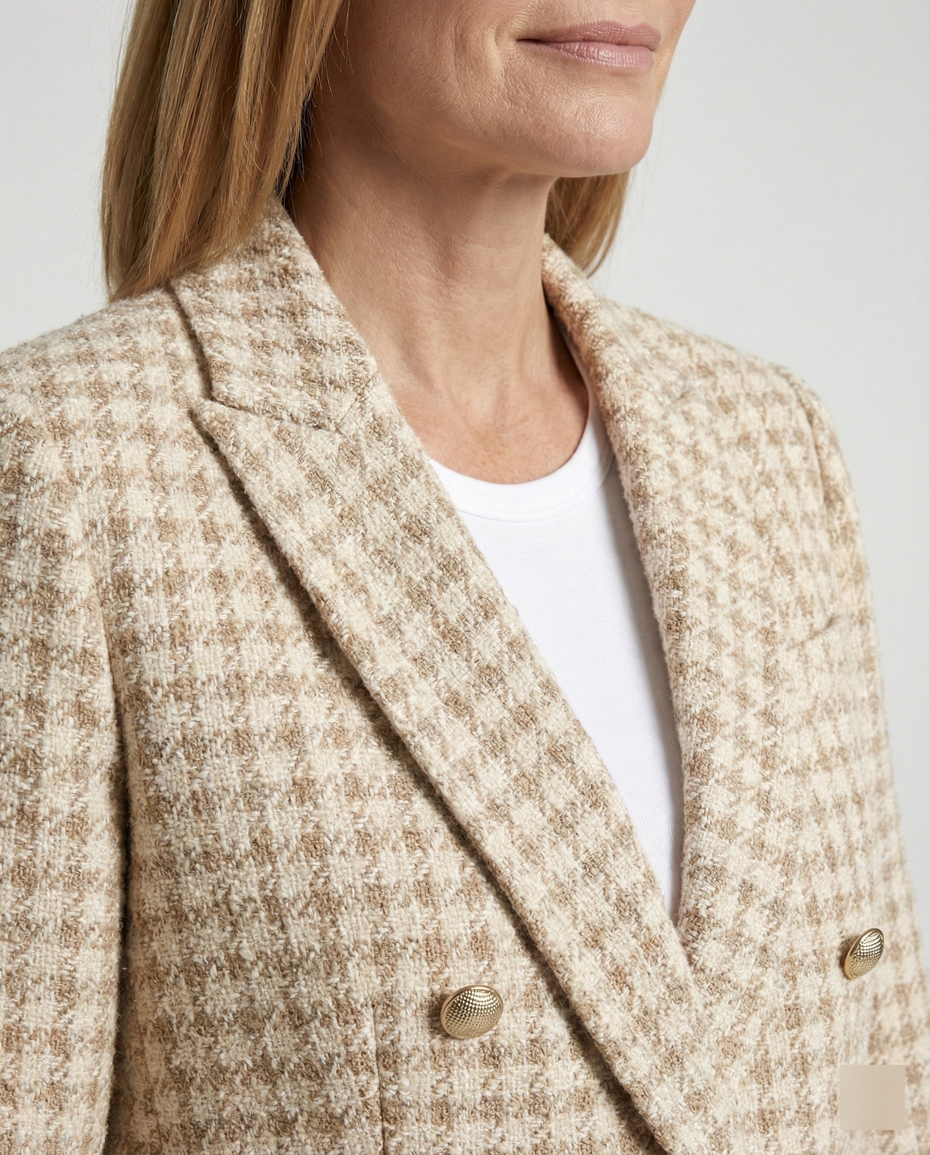 Women's Blazer Tweed Boucle