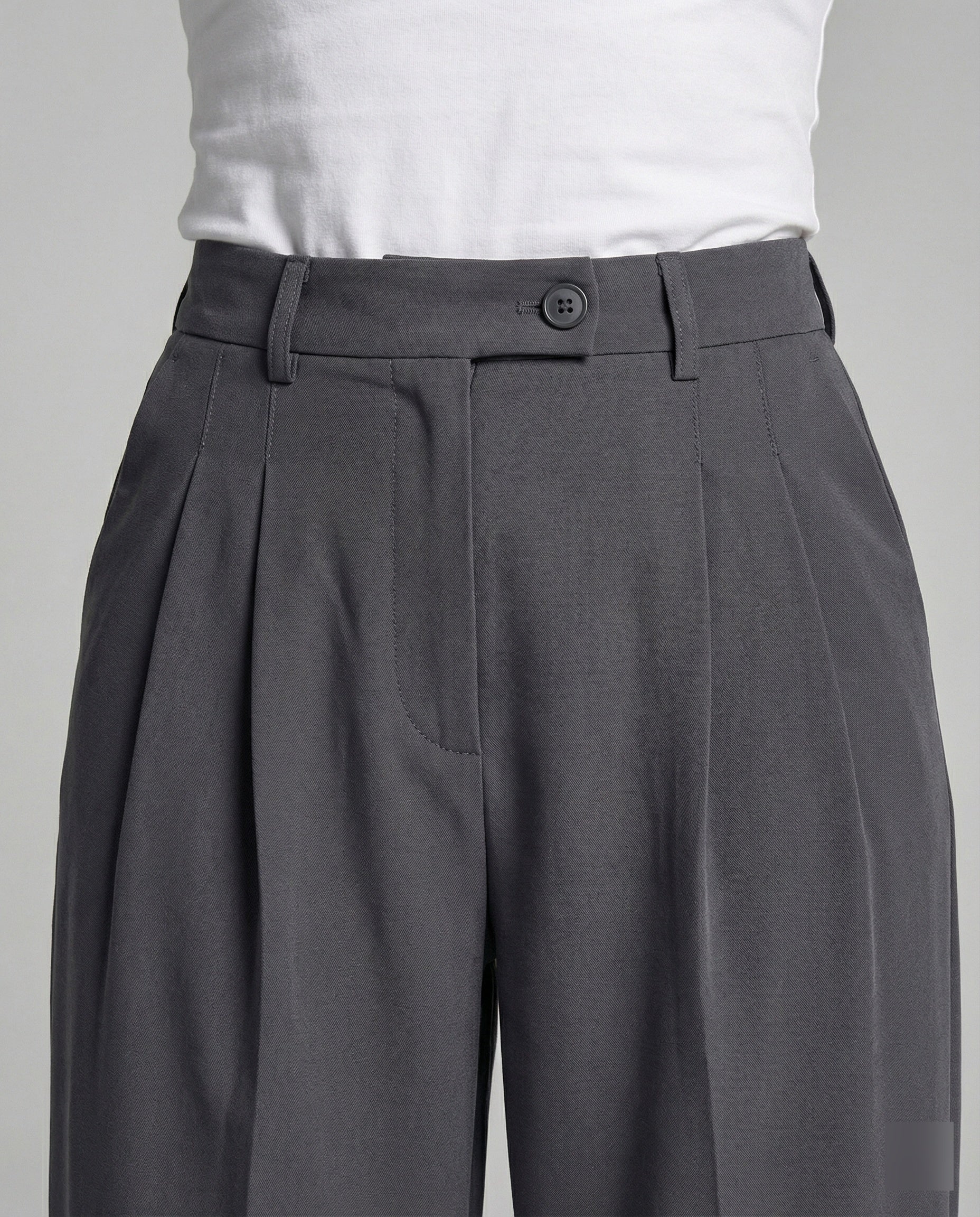 Casual Wear Unisex Suit Pants Wide