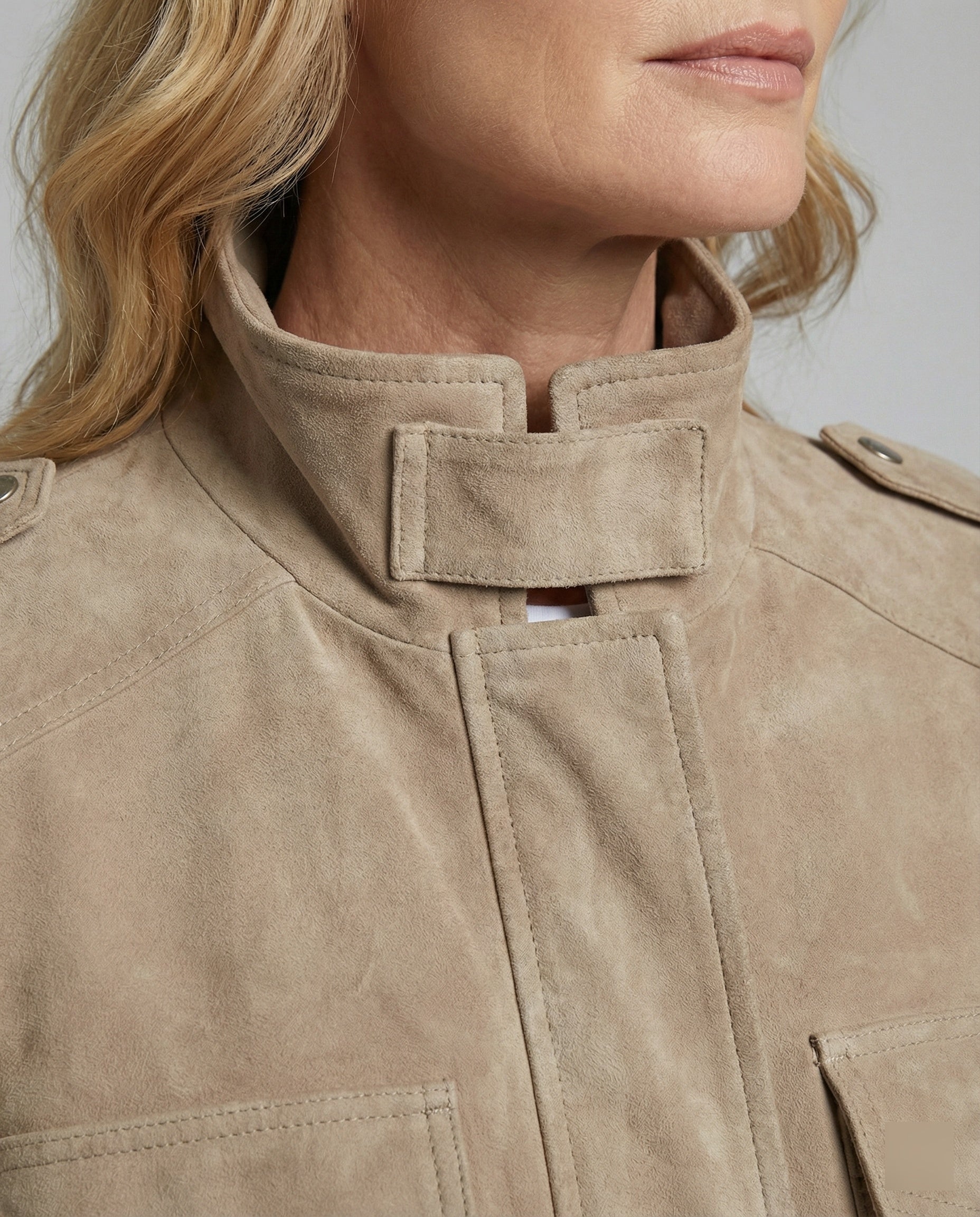Leisurewear Women Velvet Field Jacket
