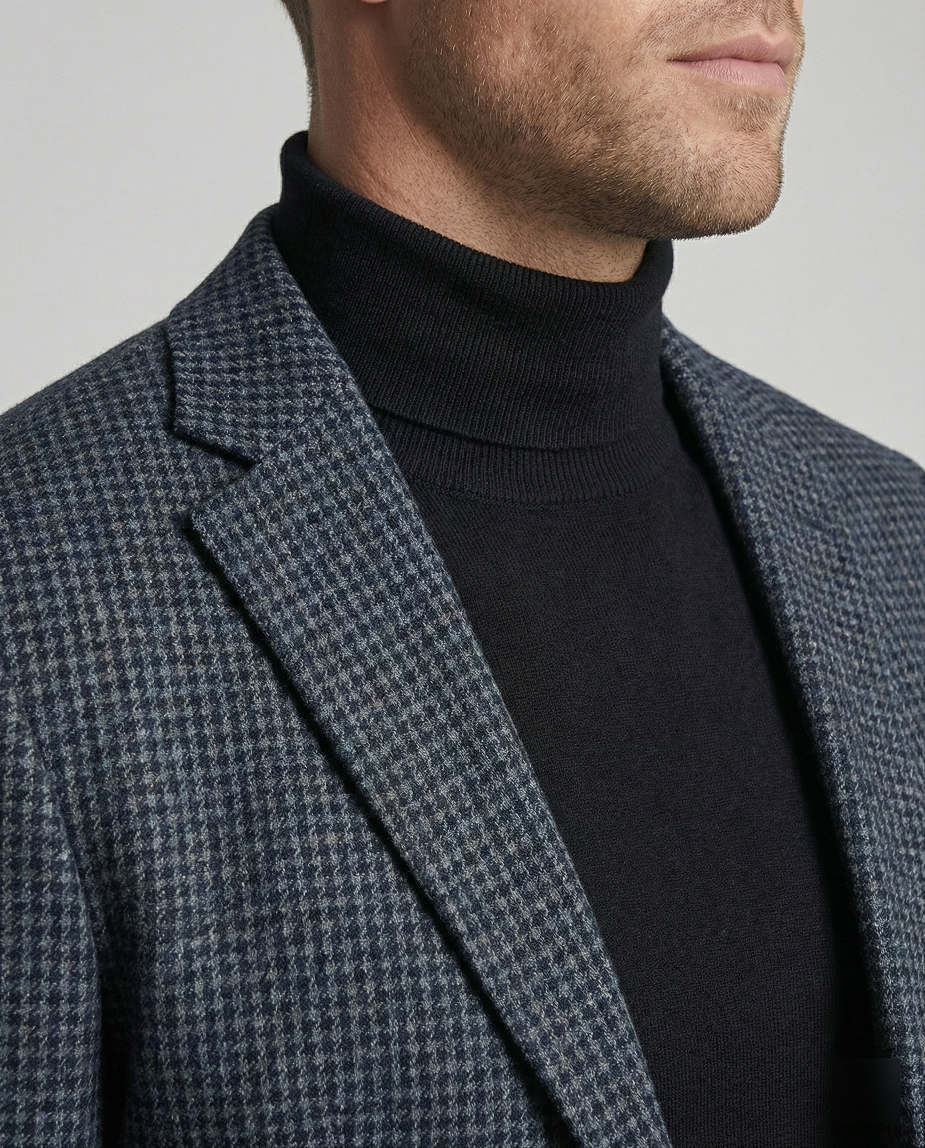 Men's Blazer Houndstooth Two Button