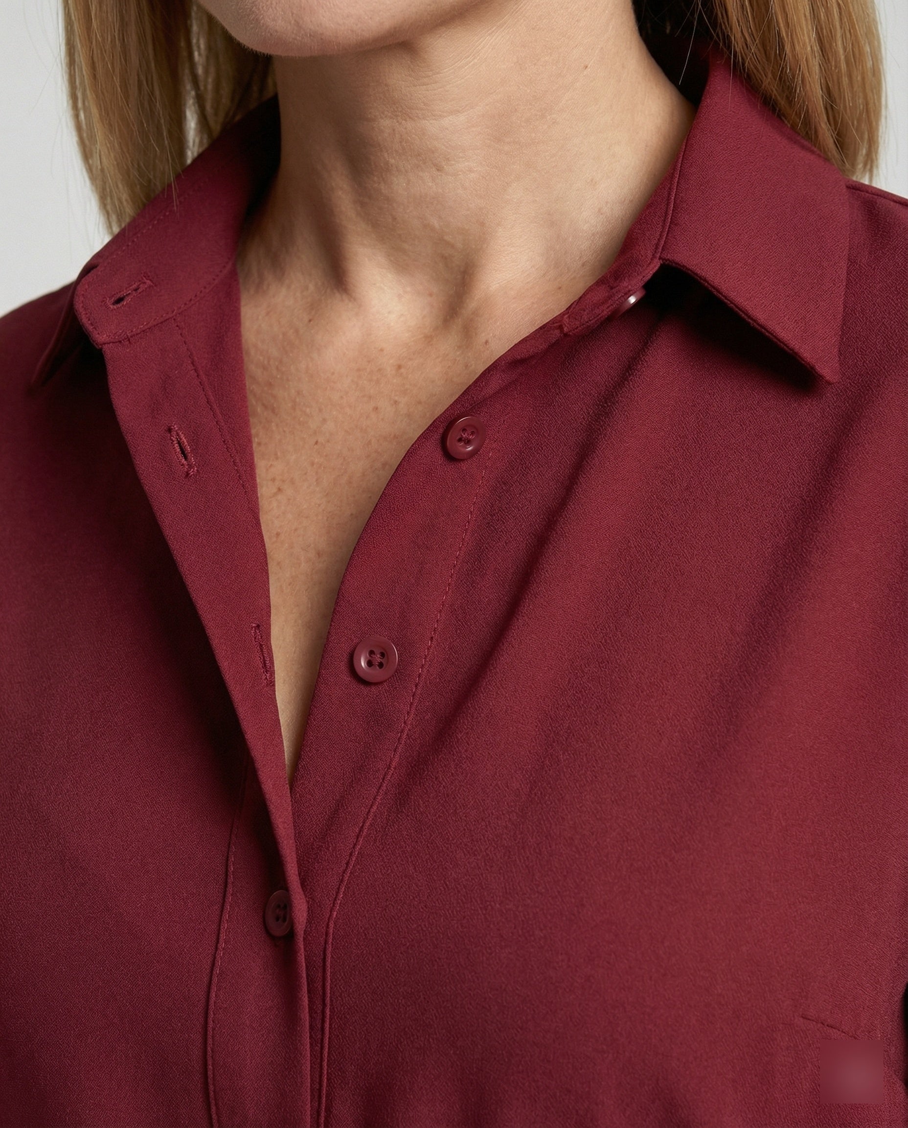 Shirt blouse mini dress with tie belt women