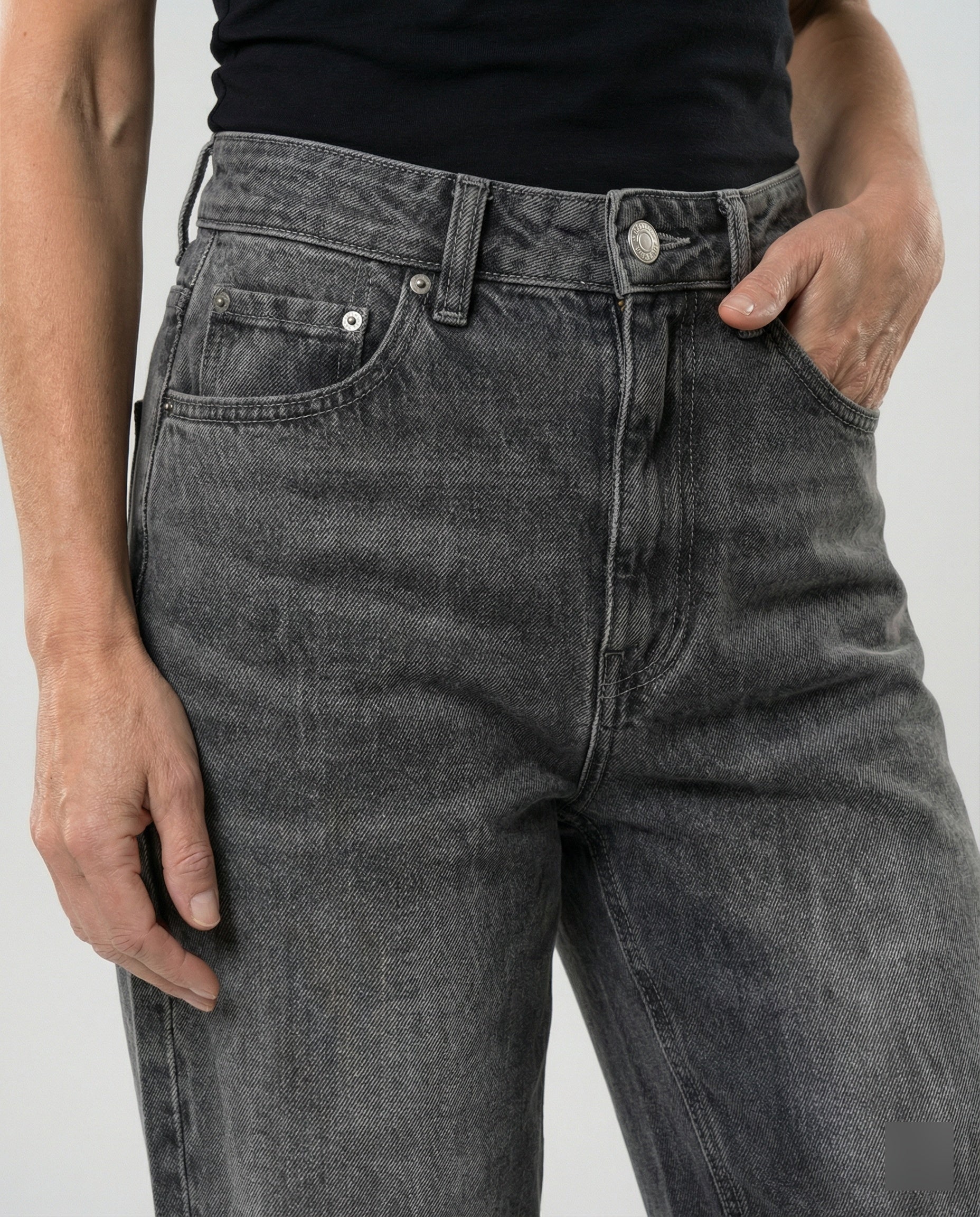 Women Jeans Loose High Waist Used