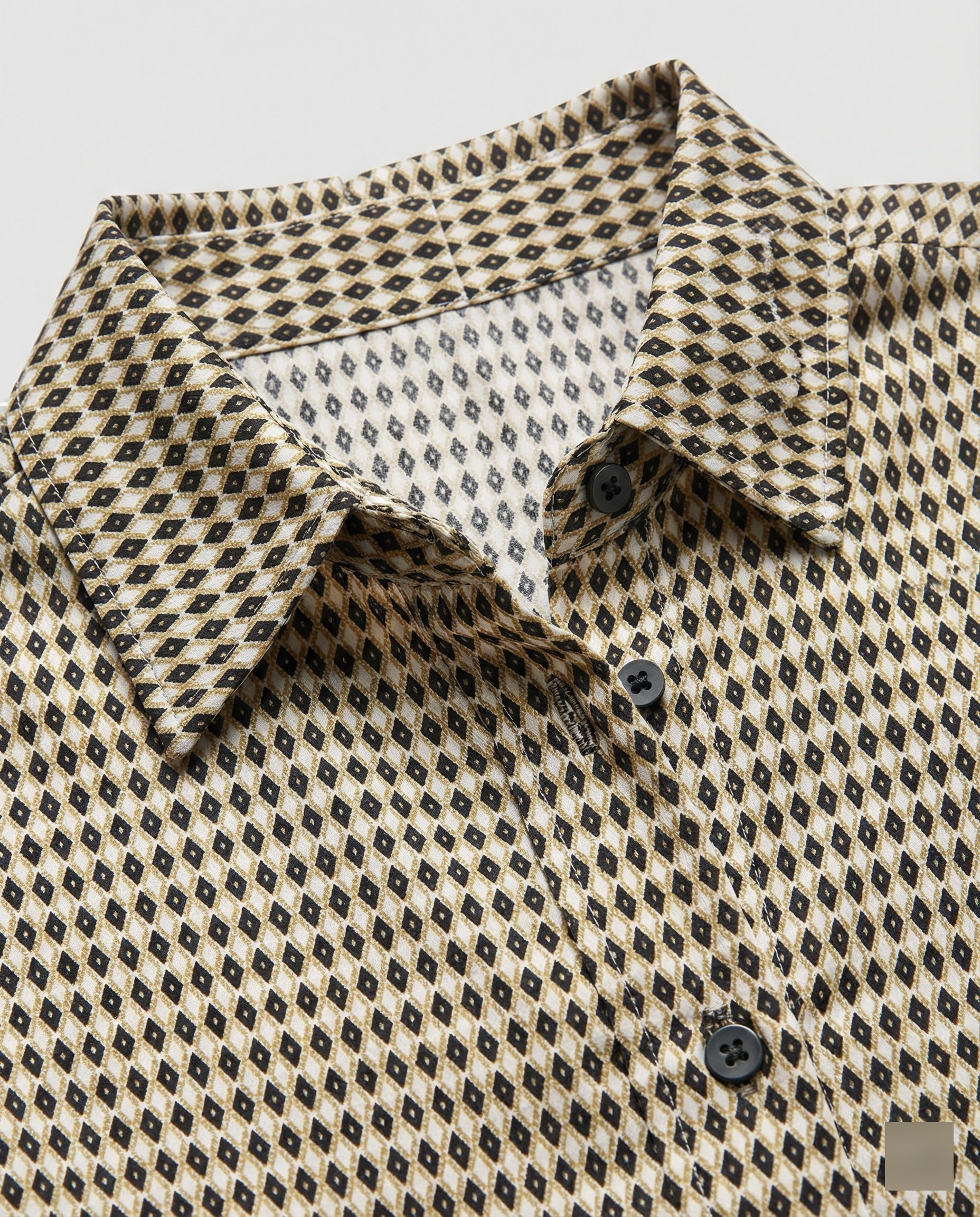 Ladies Shirt Blouse Houndstooth