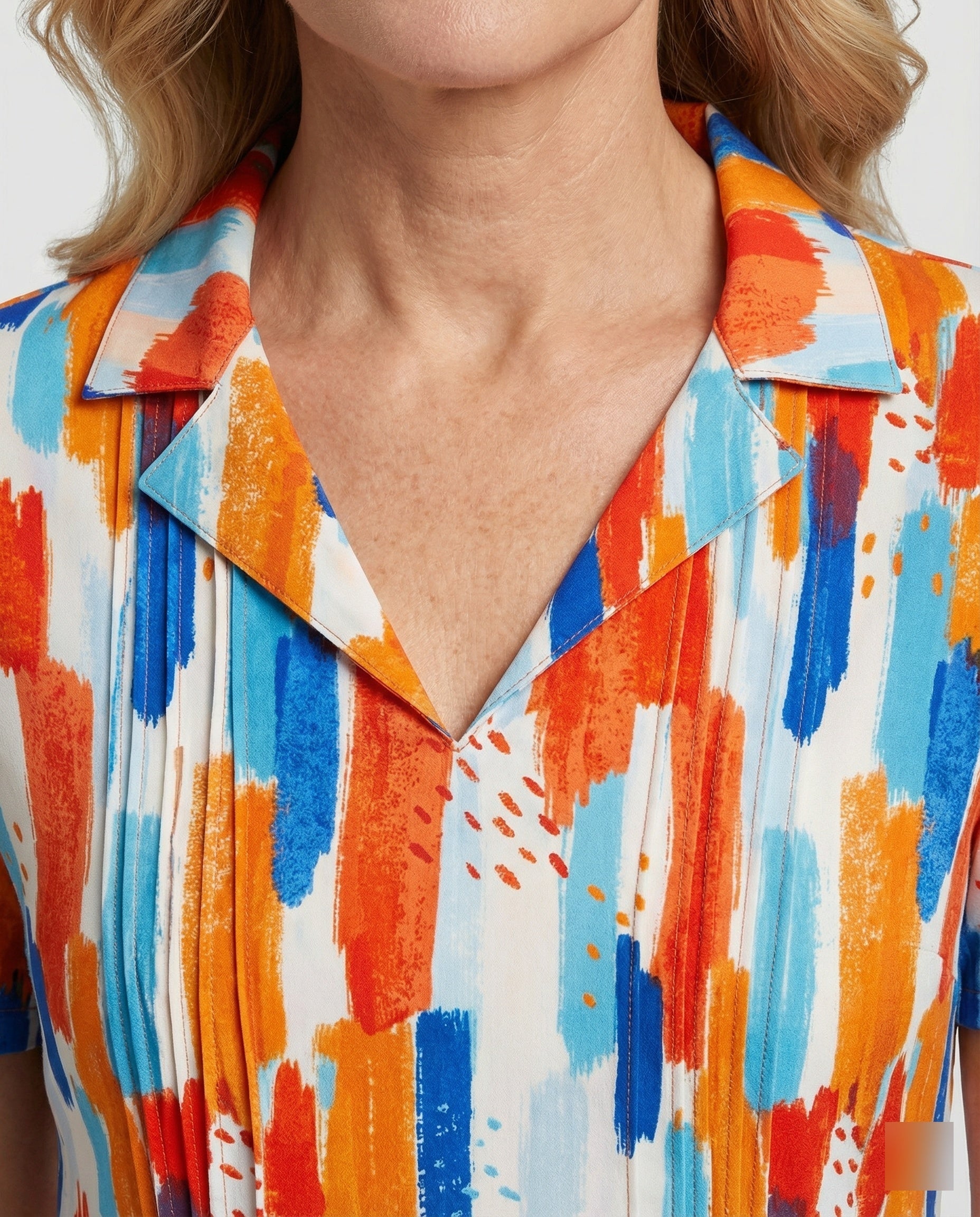 Blouse Women Short Sleeve Print