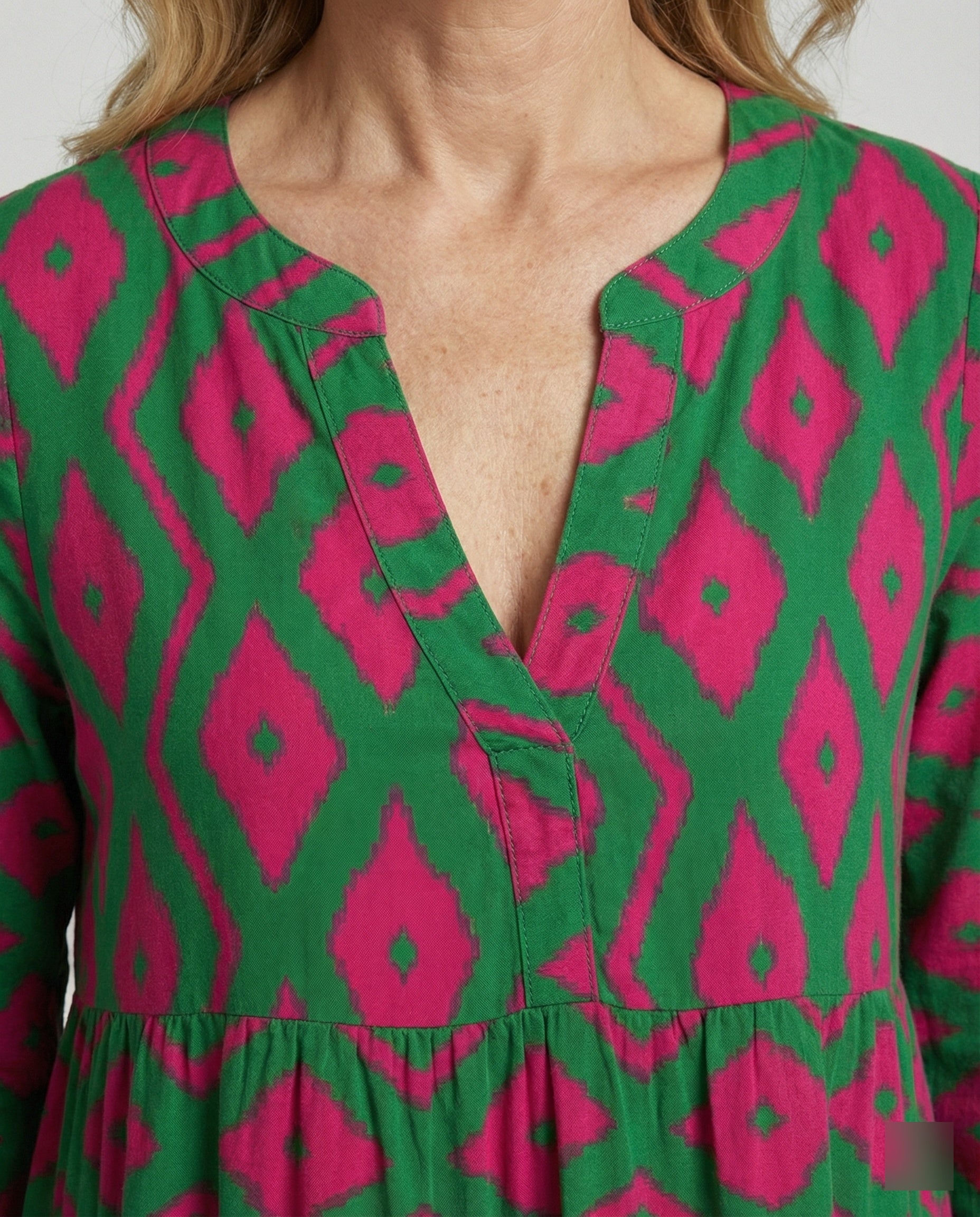 Women's Airy Summer Dress with Playful Print