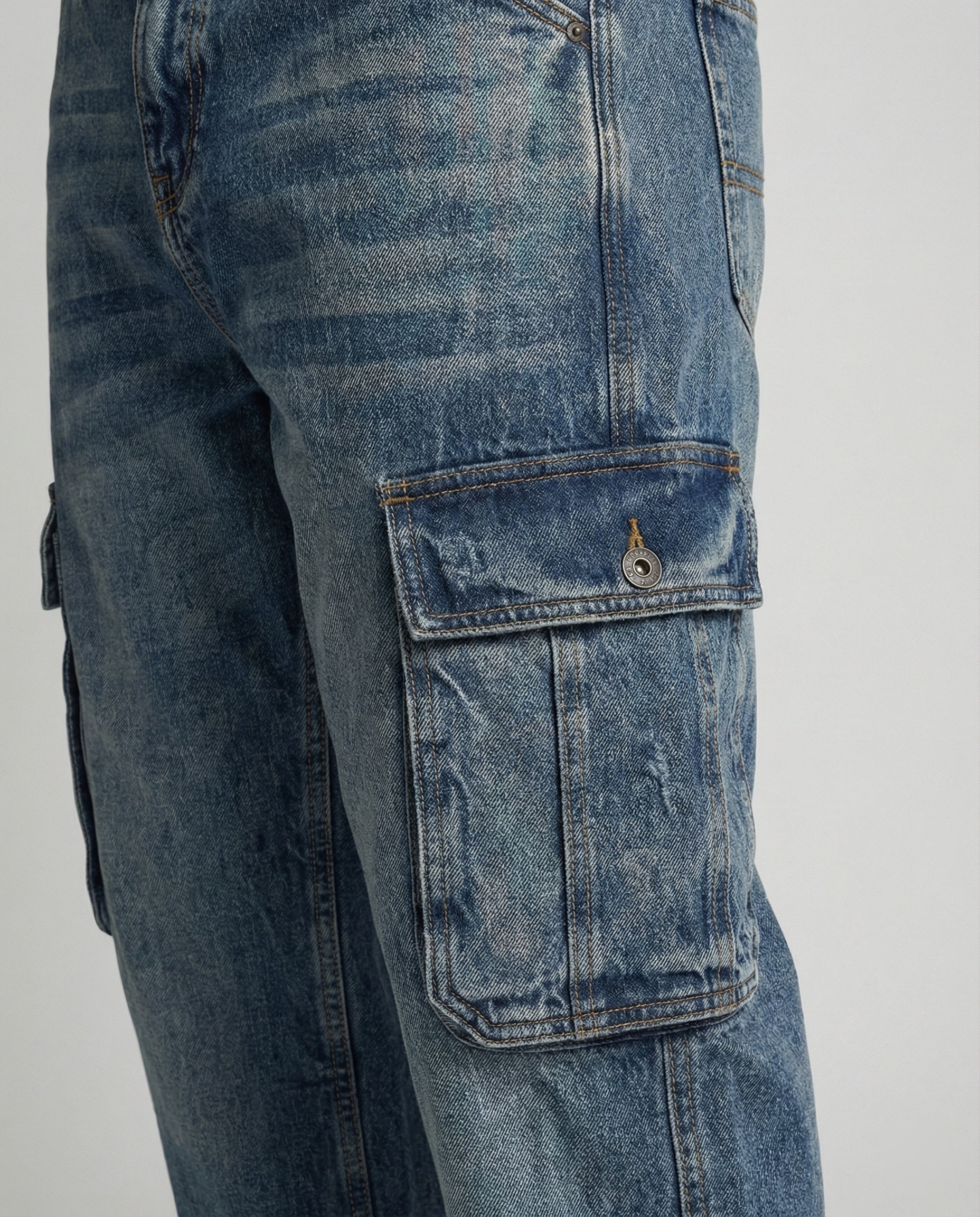 Men's Cargo Jeans loose with pockets