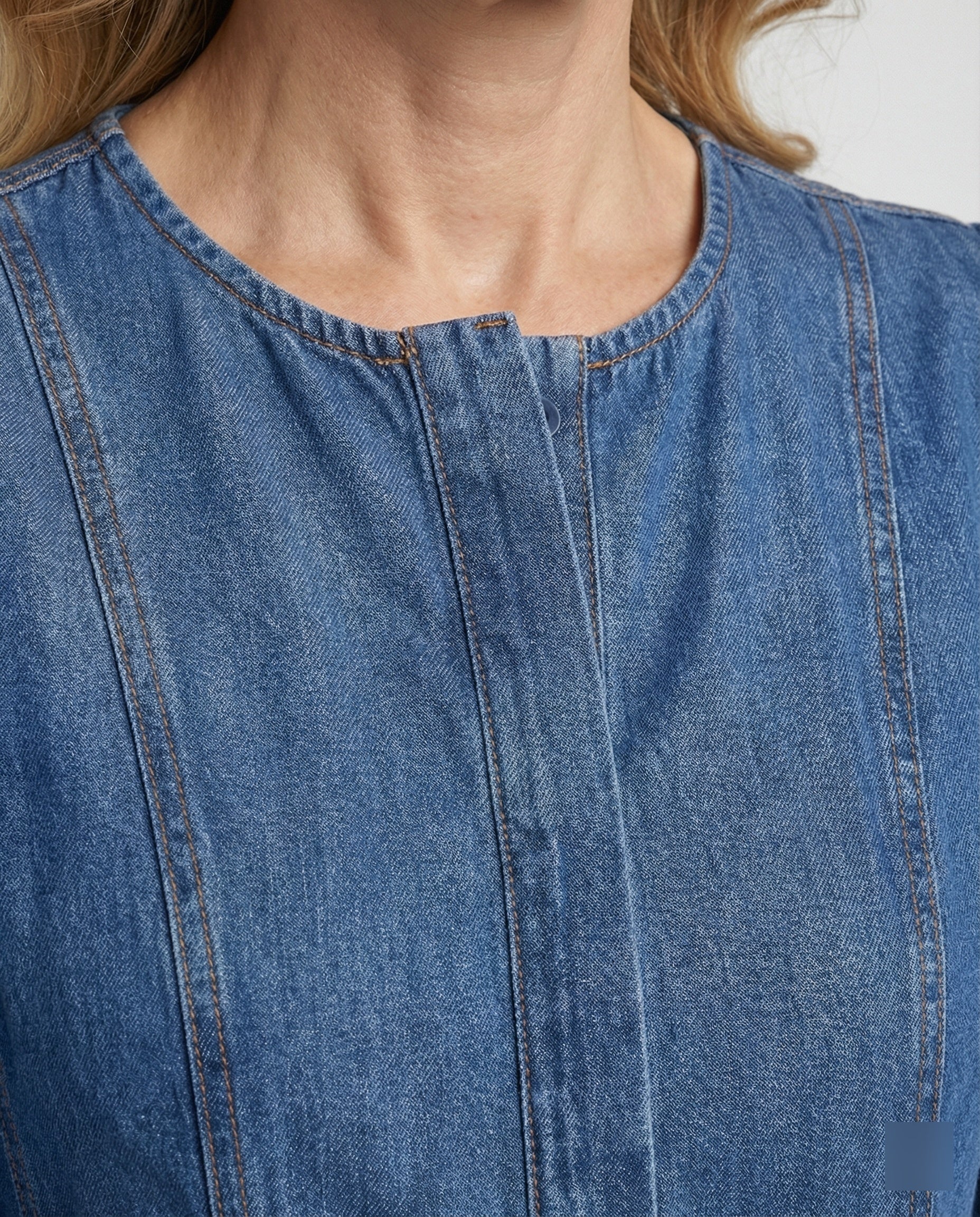 Casual Dress Women Denim A-Line