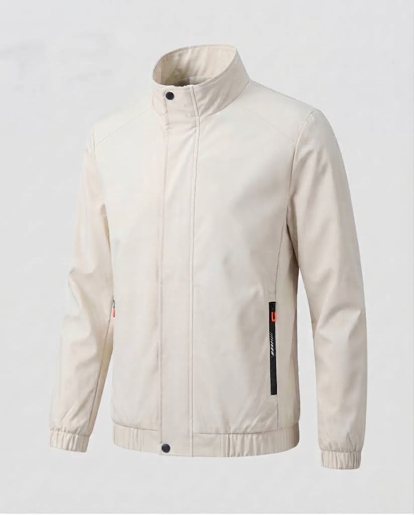 Men's fashionable transitional jacket with practical zippered pockets Chichicherry