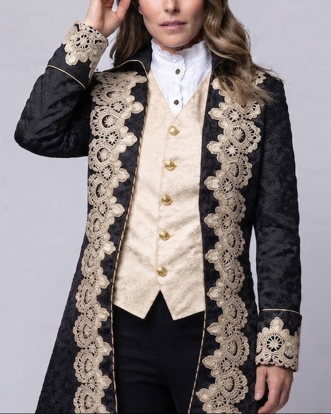 Women’s blouse with stand-up collar and gathering Chichicherry