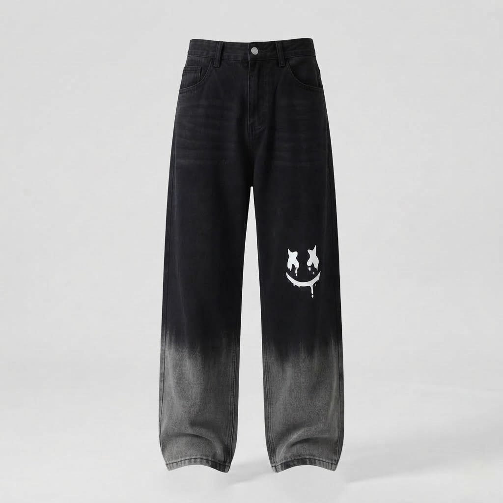Men's Comfortable Baggy Jeans Chichicherry