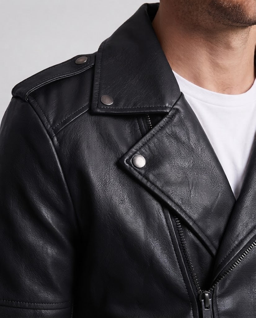 Men's Fashion Biker Jacket Chichicherry